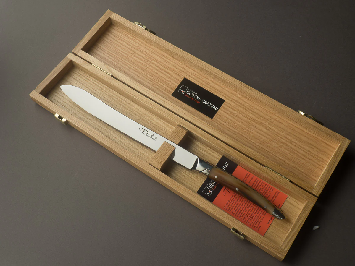 Goyon Chazeau - Le Thiers - Bread Knife - 185mm - Aubrac Horn Handle - Image 10