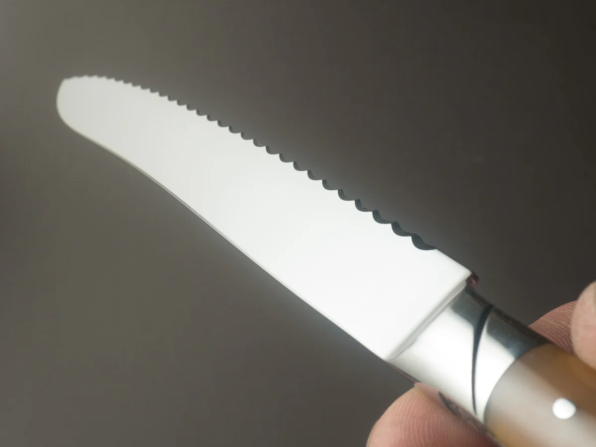 Goyon Chazeau - Le Thiers - Bread Knife - 185mm - Aubrac Horn Handle - Image 3