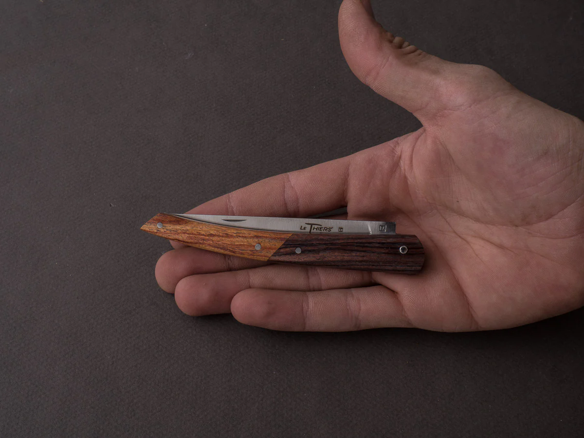 Goyon Chazeau - Le Thiers - Folding Knife - Kingwood & Rosewood Duo - Image 4
