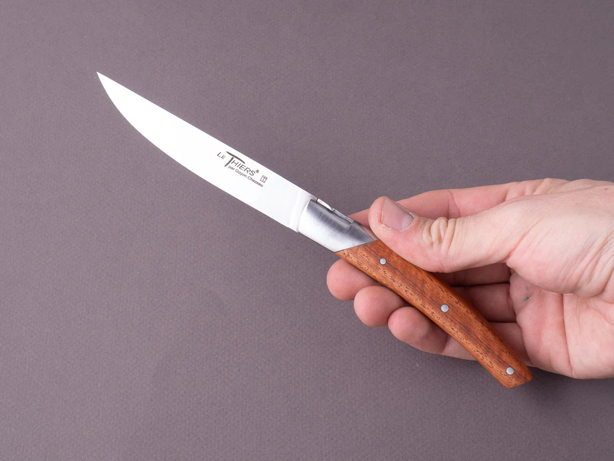 Goyon Chazeau - Le Thiers -  "Avantage Pirou" - Steak/Table Knives - Mixed Wood Handle - Image 3
