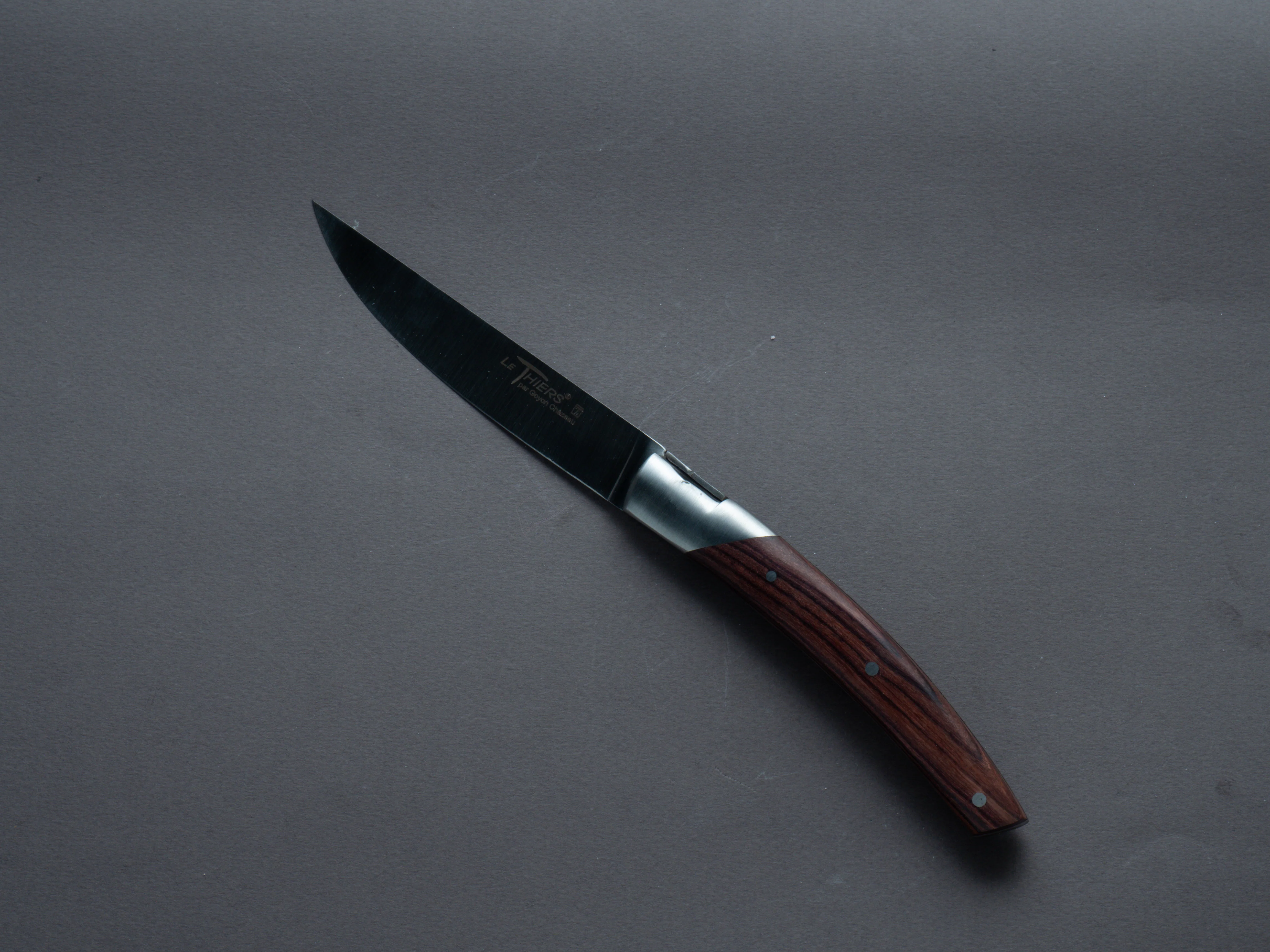 Goyon Chazeau - Le Thiers Pirou Avantage - Steak/Table Knives - Violet Wood Handle - Image 2