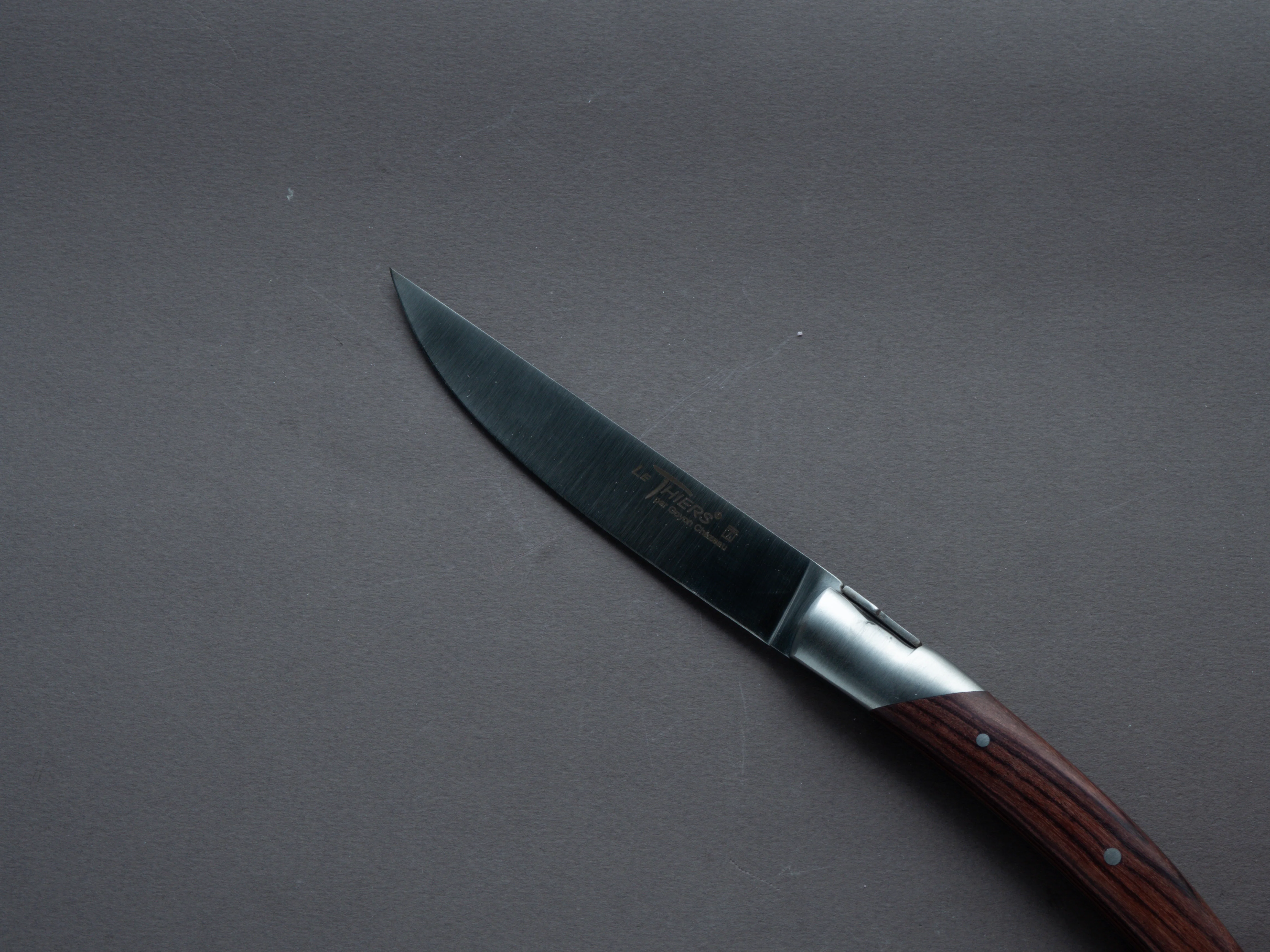 Goyon Chazeau - Le Thiers Pirou Avantage - Steak/Table Knives - Violet Wood Handle - Image 4