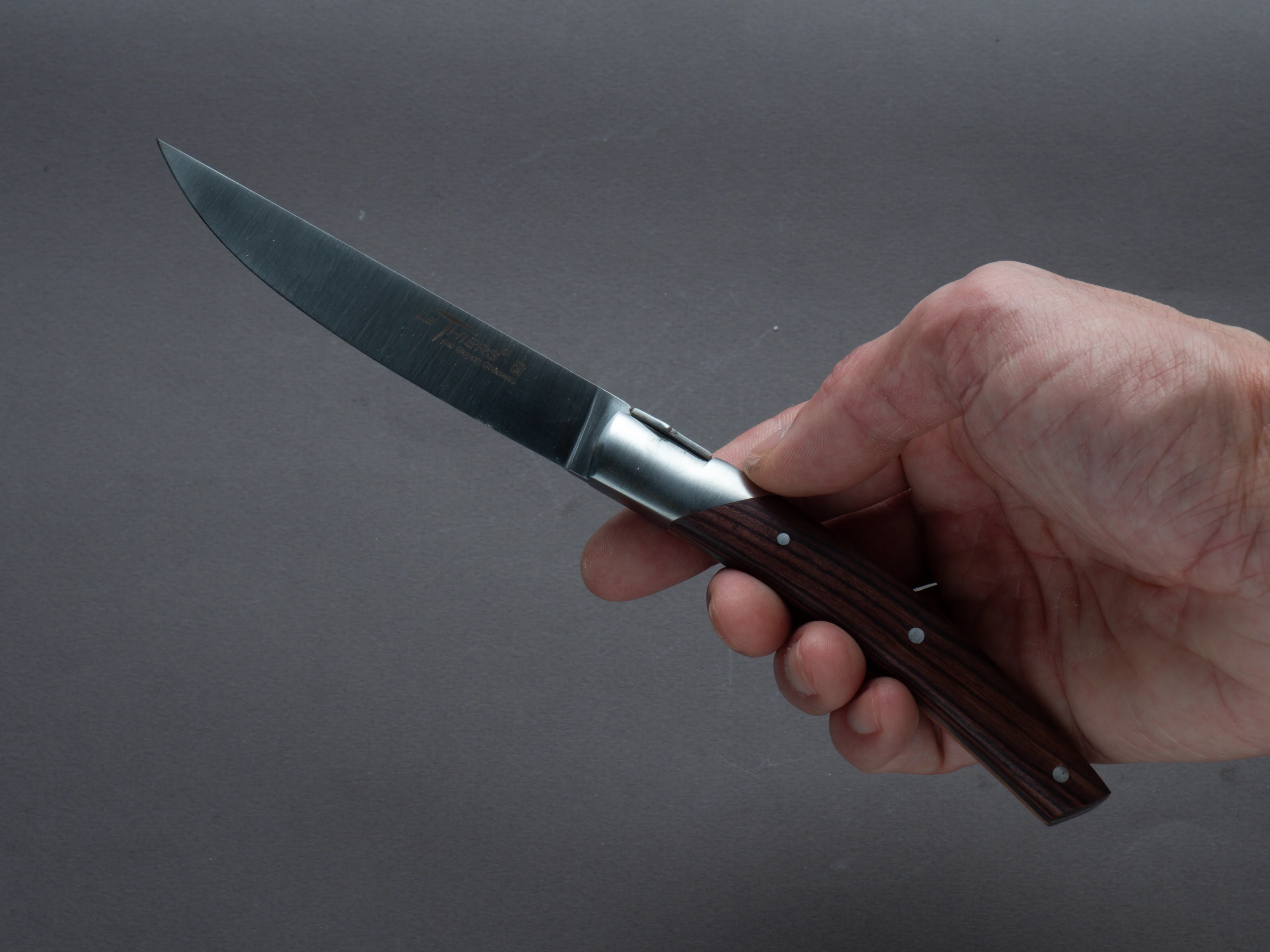 Goyon Chazeau - Le Thiers Pirou Avantage - Steak/Table Knives - Violet Wood Handle - Image 7