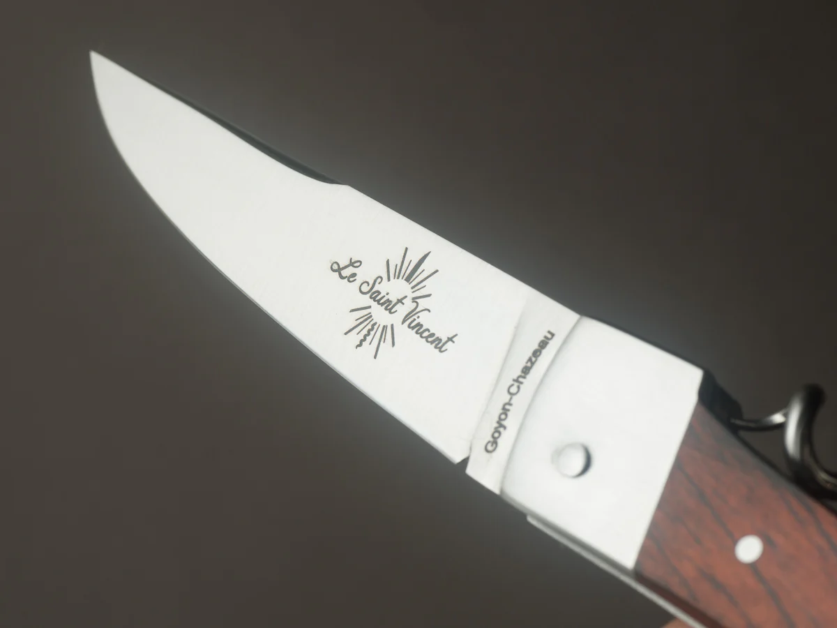 Goyon-Chazeau - St Vincent - Sommelier/Wine Key - Burgundy Wood Handle - Cork Box - Image 3
