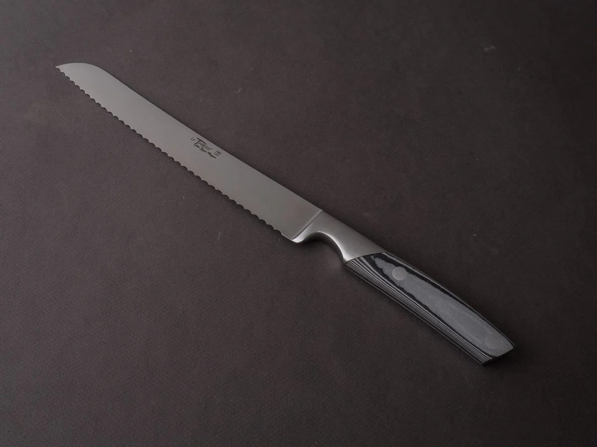 Goyon-Chazeau - Le Thiers - Bread Knife - Grey Paperstone Handle