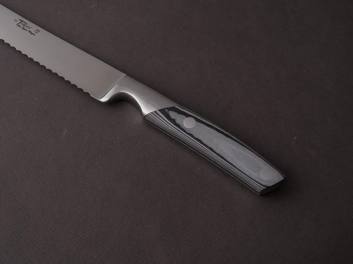 Goyon-Chazeau - Le Thiers - Bread Knife - Grey Paperstone Handle - Image 6