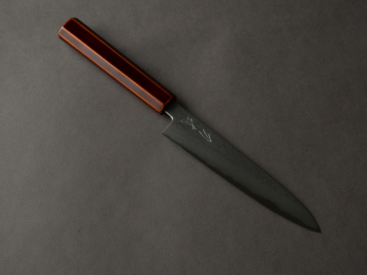 HADO - Kijiro - Ginsan - Damascus - 150mm Petty - Urushi Handle