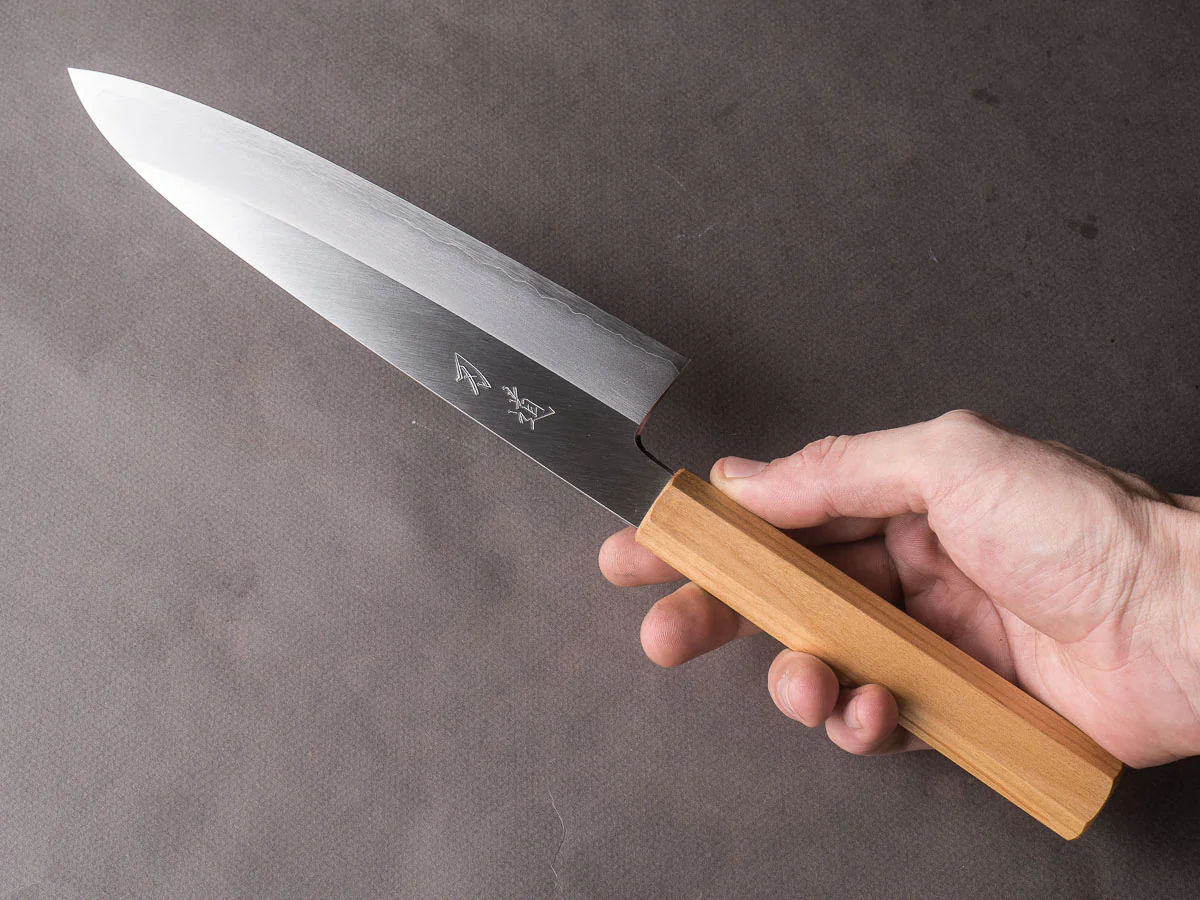 HADO - Sakura - Ginsan - 210mm Gyuto - Mono Sakura Handle - Image 9