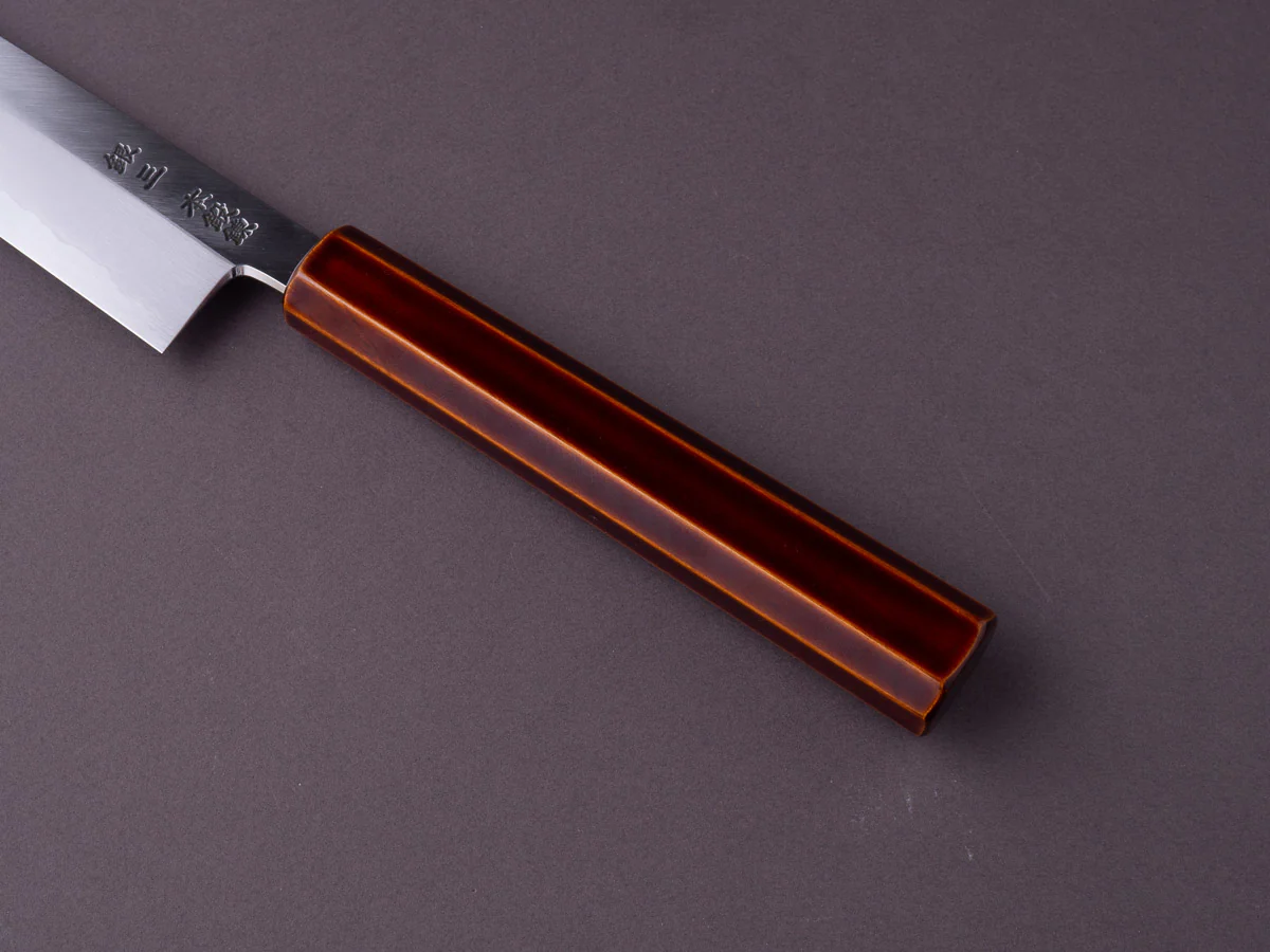 HADO - Kijiro - Ginsan - 240mm Kiritsuke Sujihiki - Urushi Handle - Image 6