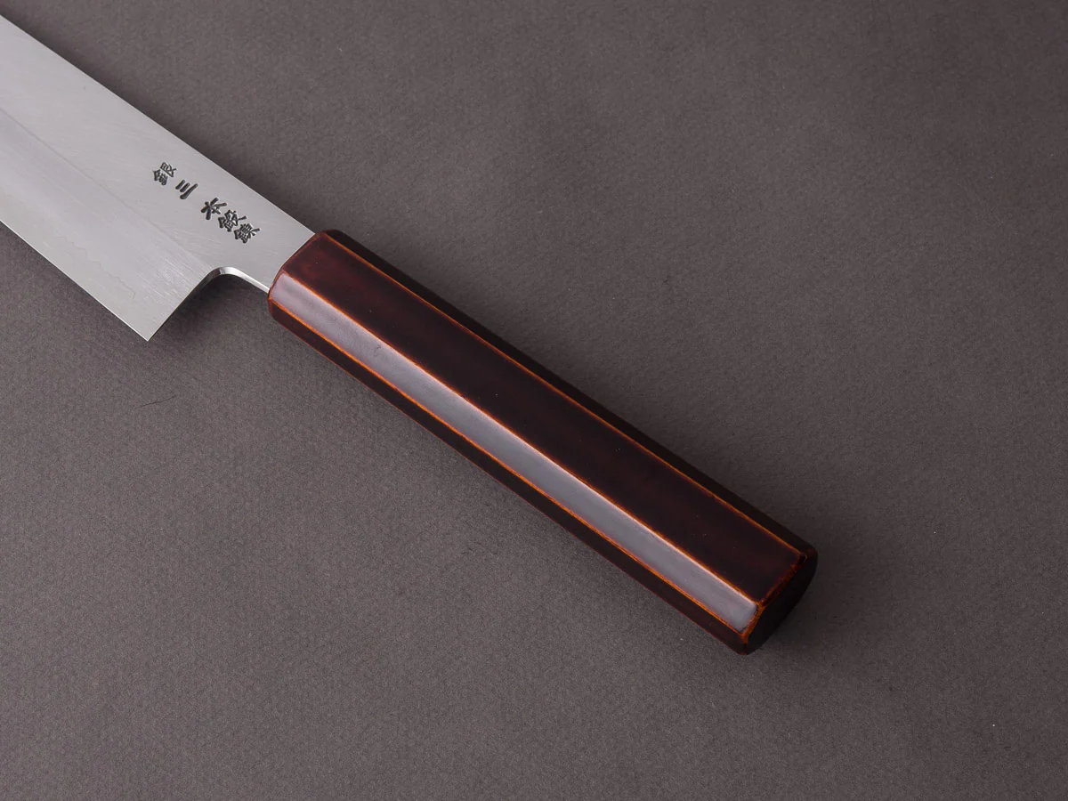 HADO - Kijiro - Ginsan - 180mm Santoku - Urushi Handle - Image 7