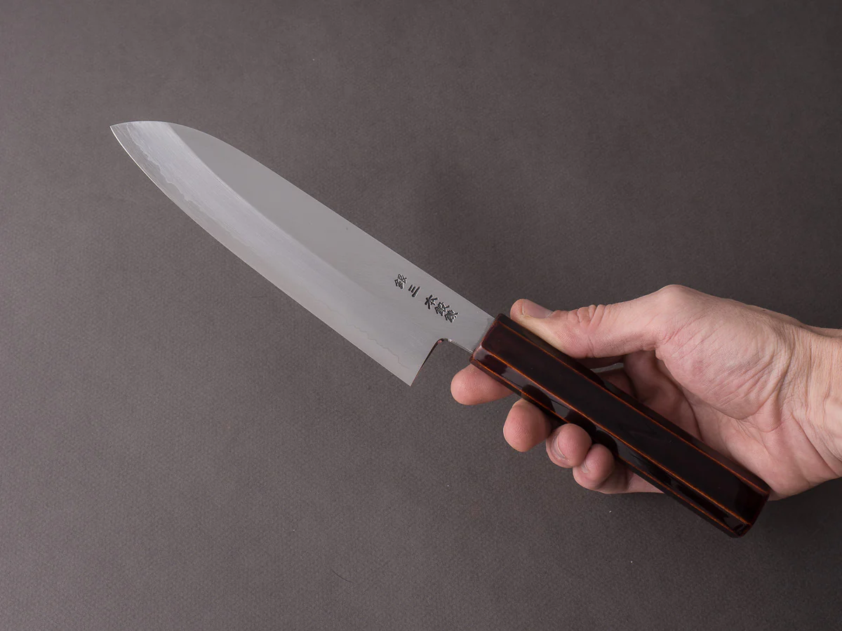 HADO - Kijiro - Ginsan - 180mm Santoku - Urushi Handle - Image 8