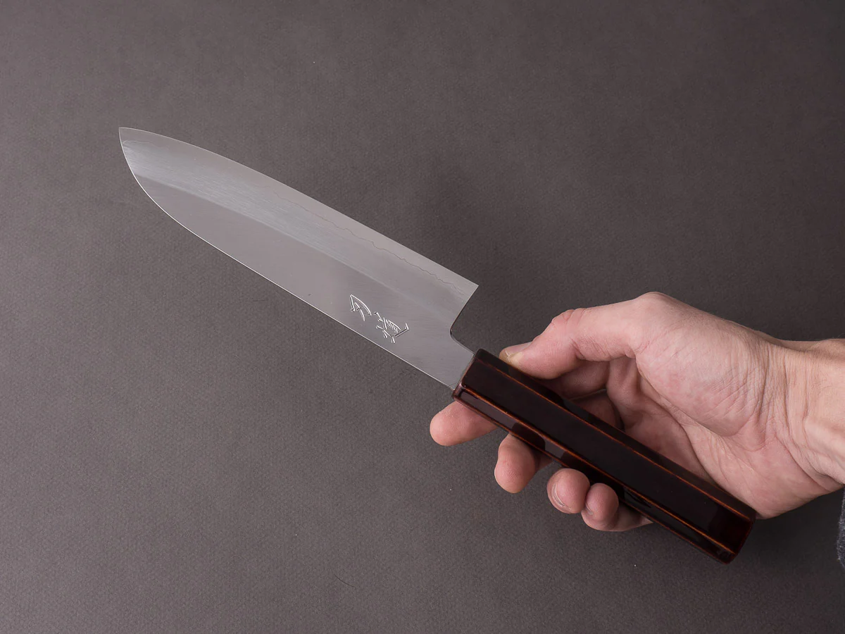 HADO - Kijiro - Ginsan - 180mm Santoku - Urushi Handle - Image 9