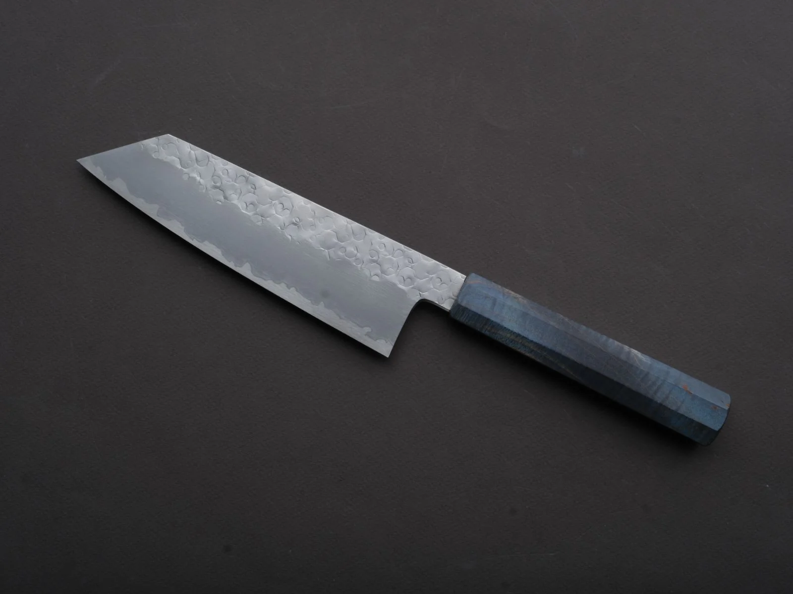 HADO - Shiosai - SG2 - Tsuchime - Bunka - 180mm - Blue Stabilized Wood Handle - Image 2