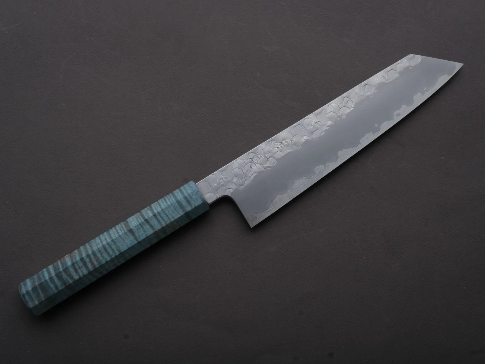 HADO - Shiosai - SG2 - Tsuchime - Kiritsuke Gyuto - 210mm - Blue Stabilized Wood Handle