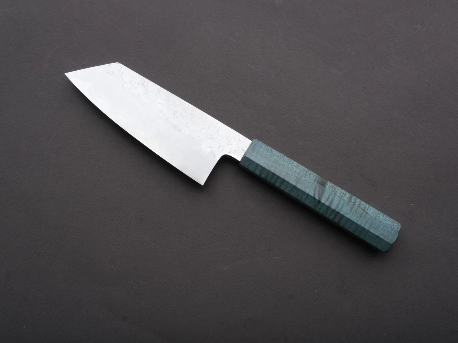 HADO - Shiosai - SG2 - Tsuchime - Ko bunka - 135mm - Blue Stabilized Wood Handle - Image 2