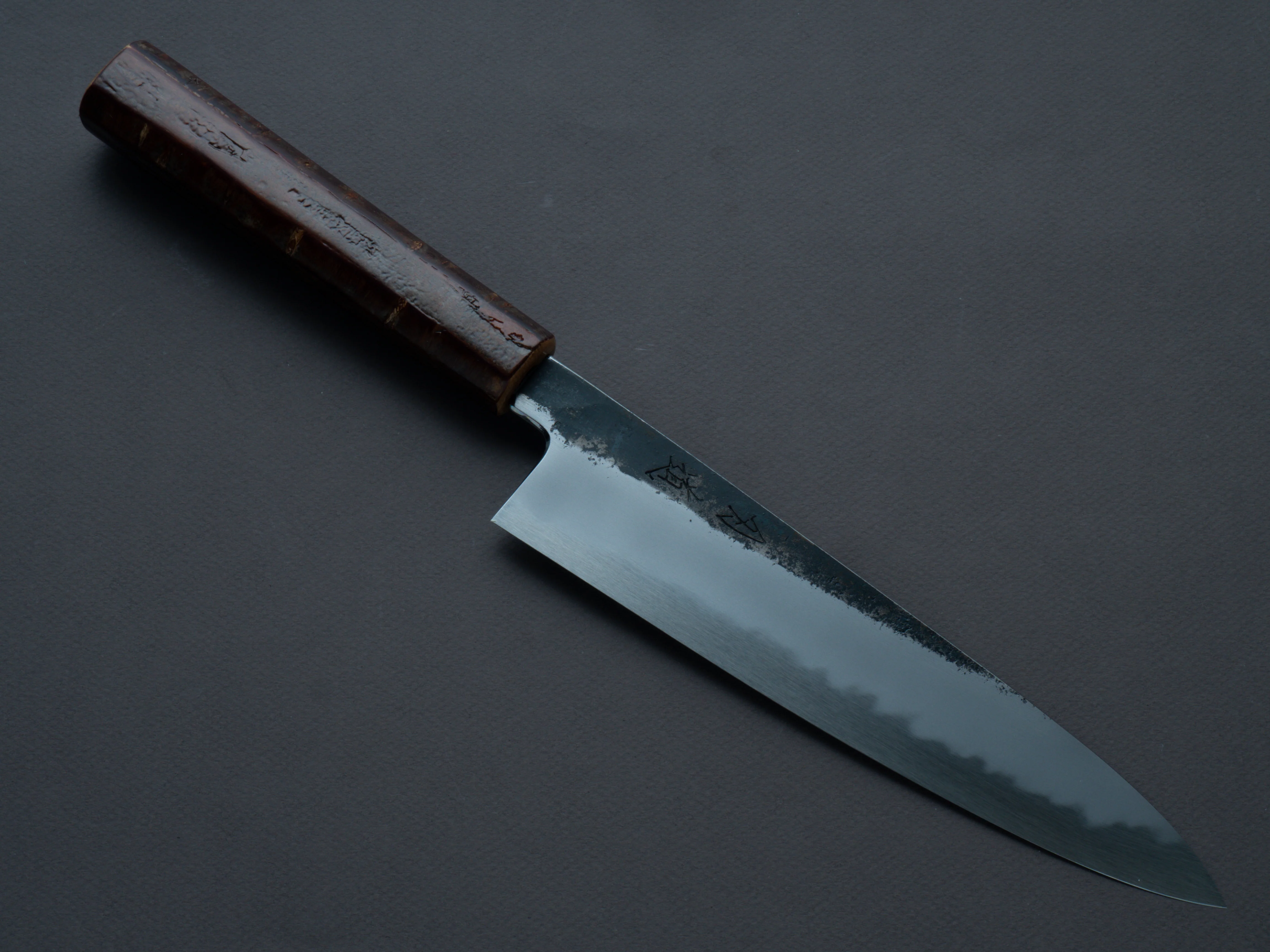 HADO - Sumi - White #2 - Kurouchi - Gyuto - 210mm - Cherry Bark Handle