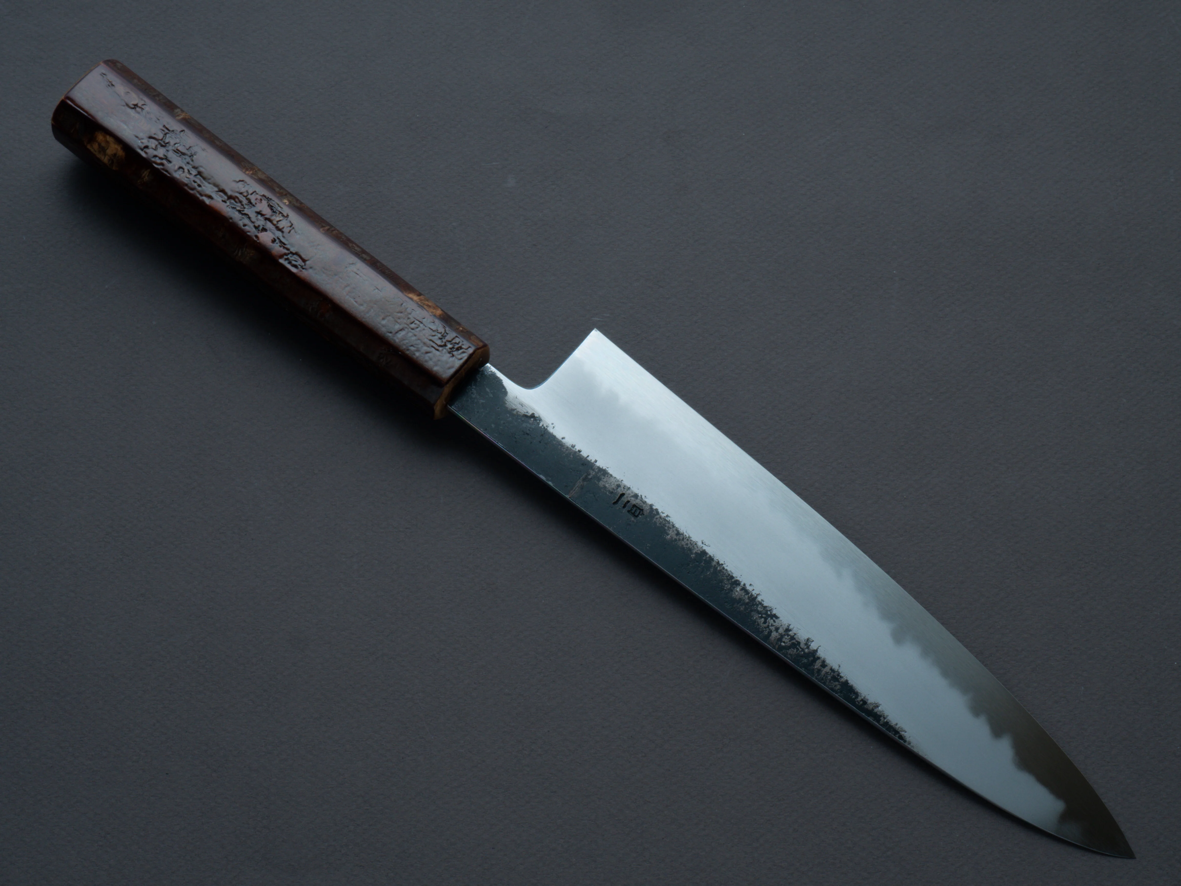 HADO - Sumi - White #2 - Kurouchi - Gyuto - 210mm - Cherry Bark Handle - Image 2