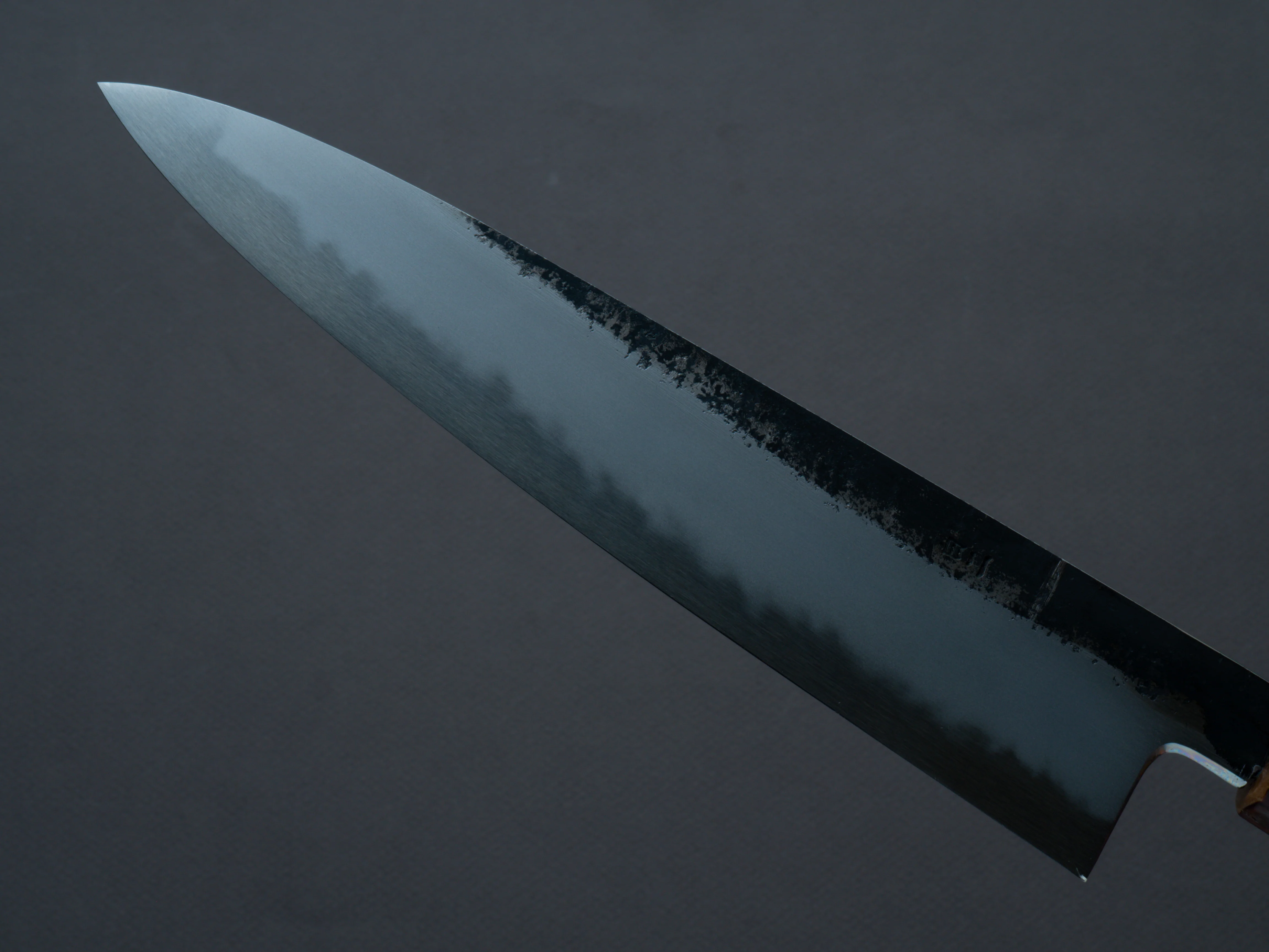 HADO - Sumi - White #2 - Kurouchi - Gyuto - 210mm - Cherry Bark Handle - Image 3