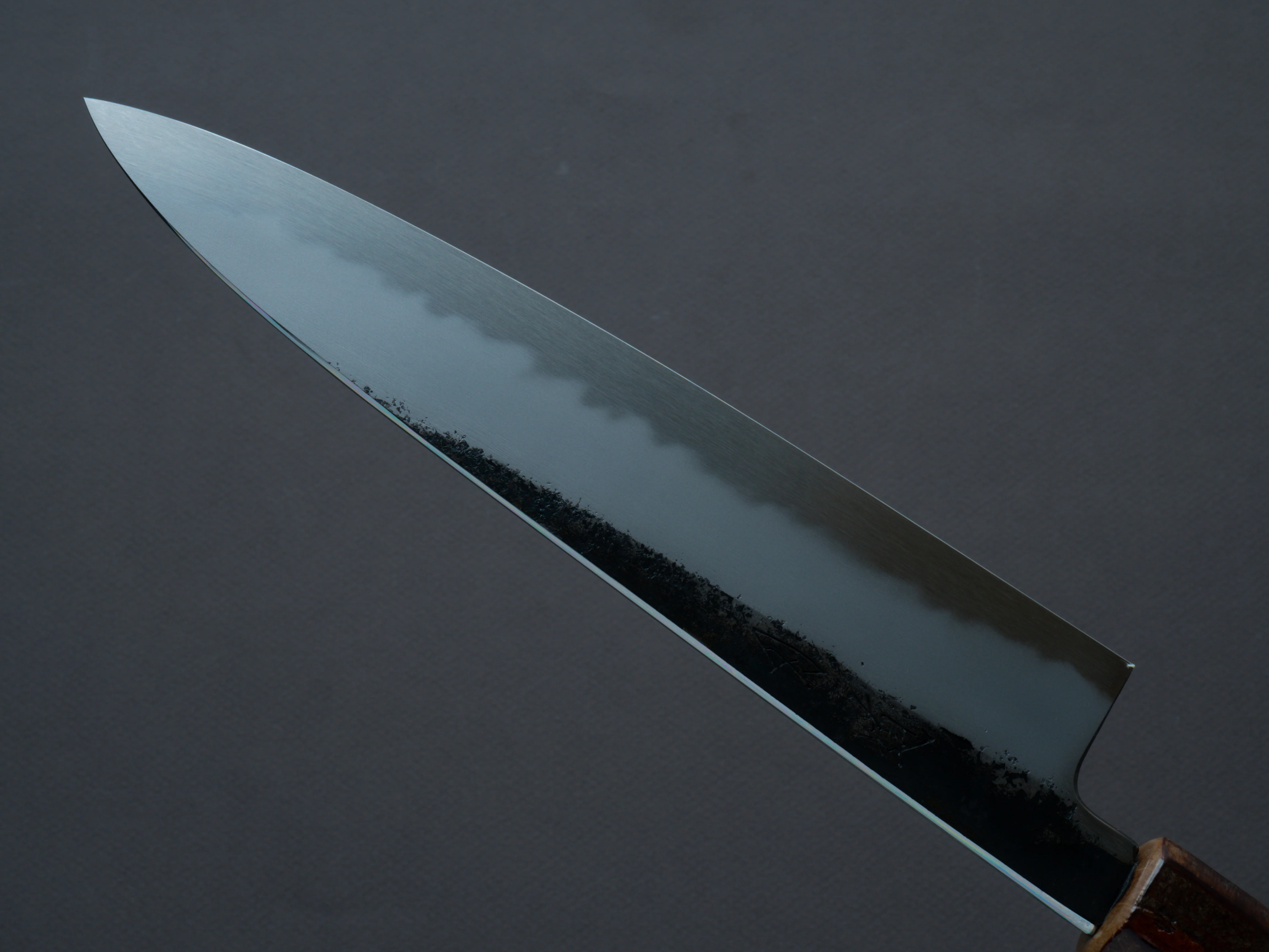 HADO - Sumi - White #2 - Kurouchi - Gyuto - 210mm - Cherry Bark Handle - Image 4