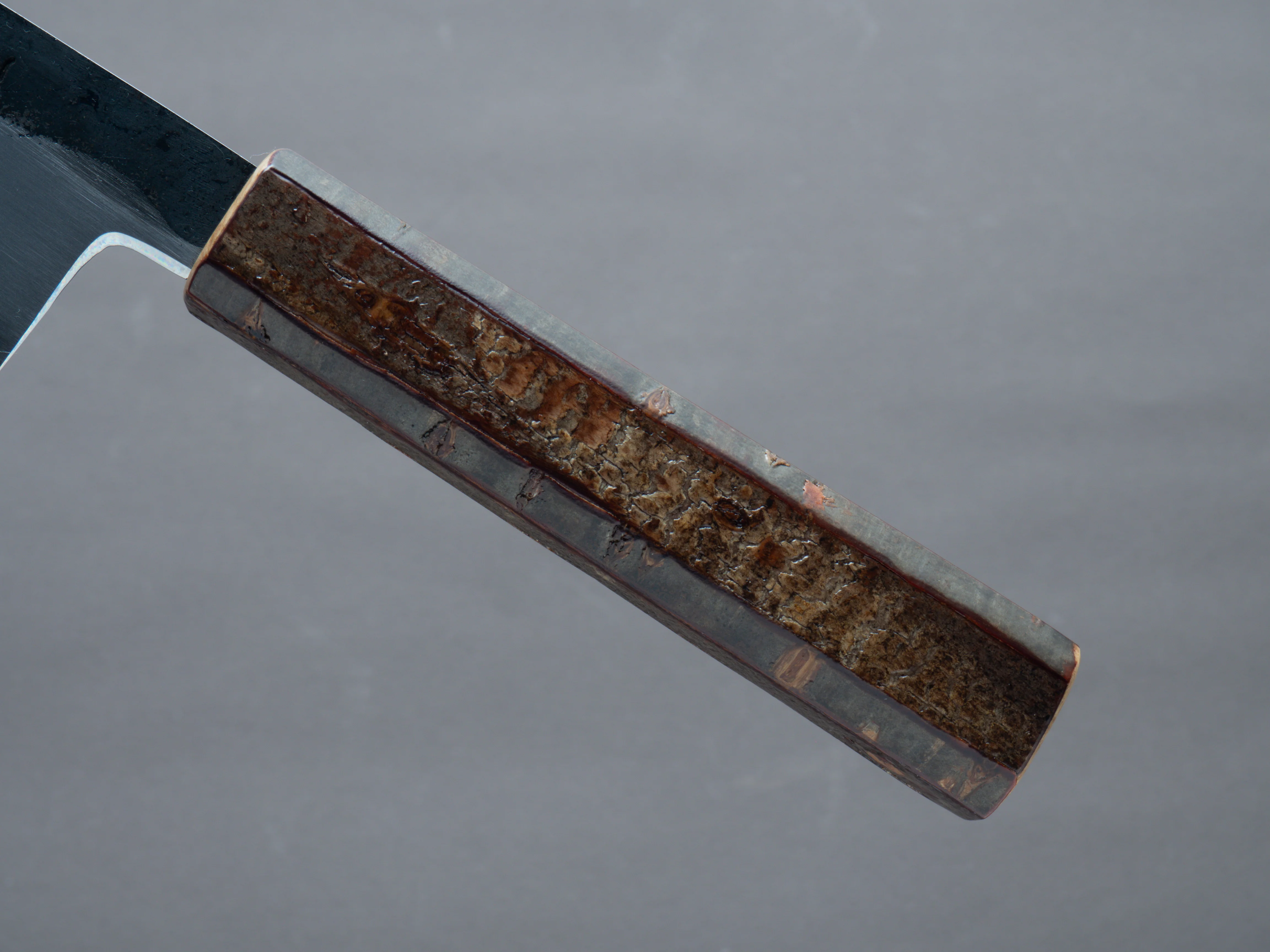 HADO - Sumi - White #2 - Kurouchi - 135mm Ko Bunka - Cherry Bark Handle - Image 5