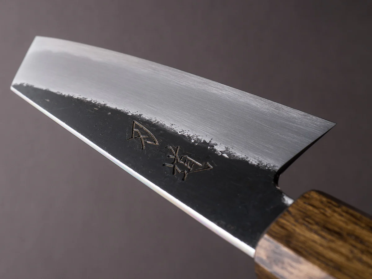 HADO - Sumi - White #2 - Kurouchi - 135mm Ko Bunka - Urushi Oak Black Handle - Image 11