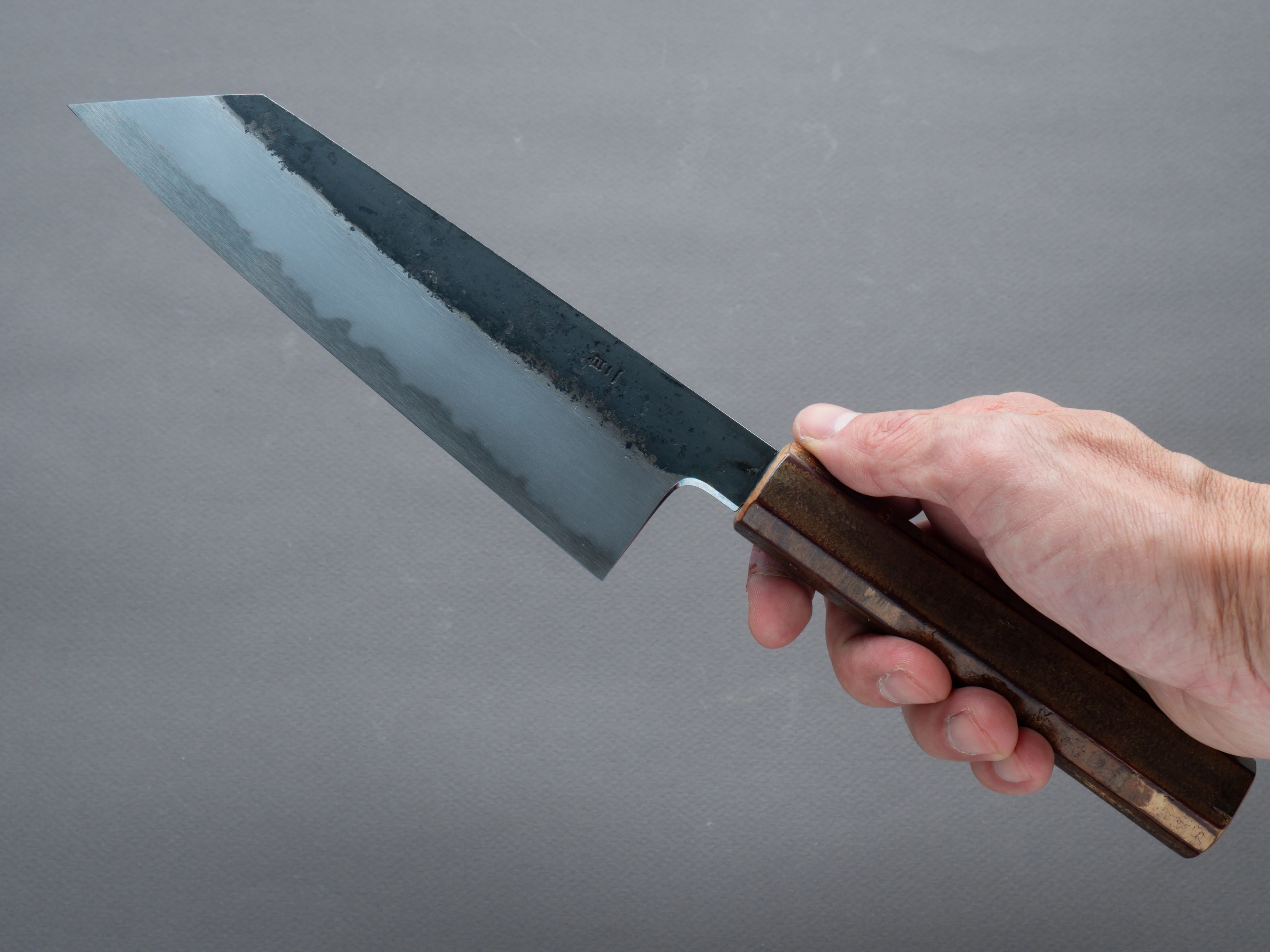 HADO - Sumi - White #2 - Kurouchi - 180mm Bunka - Cherry Bark Handle - Image 6