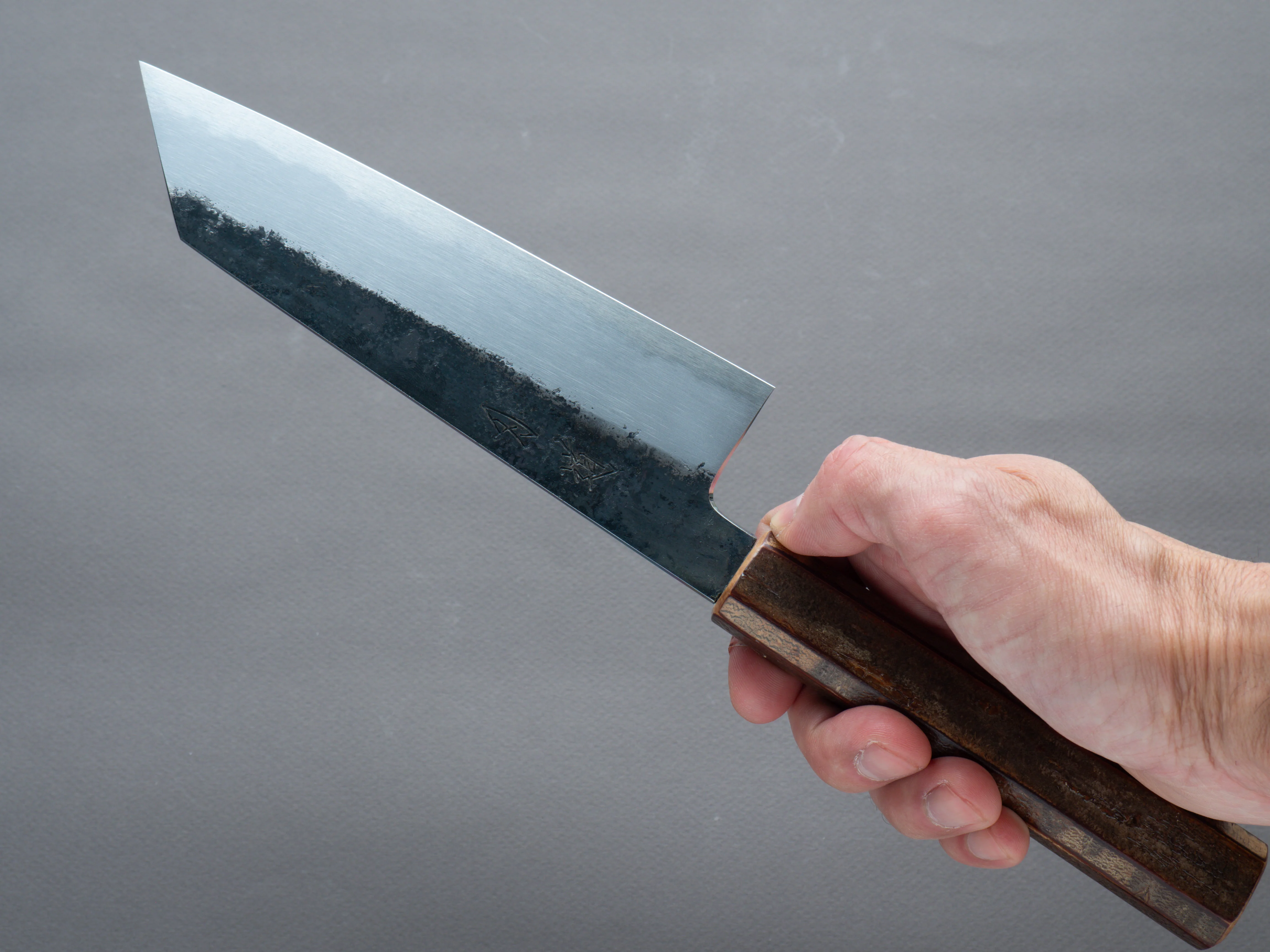 HADO - Sumi - White #2 - Kurouchi - 180mm Bunka - Cherry Bark Handle - Image 7
