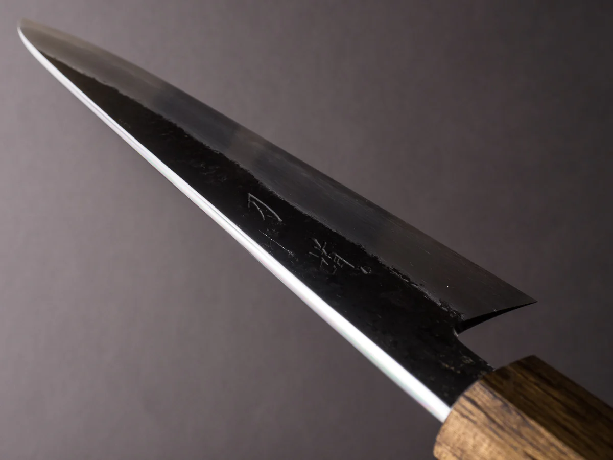 HADO - Sumi - White #2 - Kurouchi - 240mm Gyuto - Urushi Oak Black Handle - Image 11