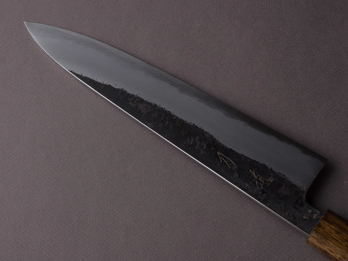 HADO - Sumi - White #2 - Kurouchi - 240mm Gyuto - Urushi Oak Black Handle - Image 2