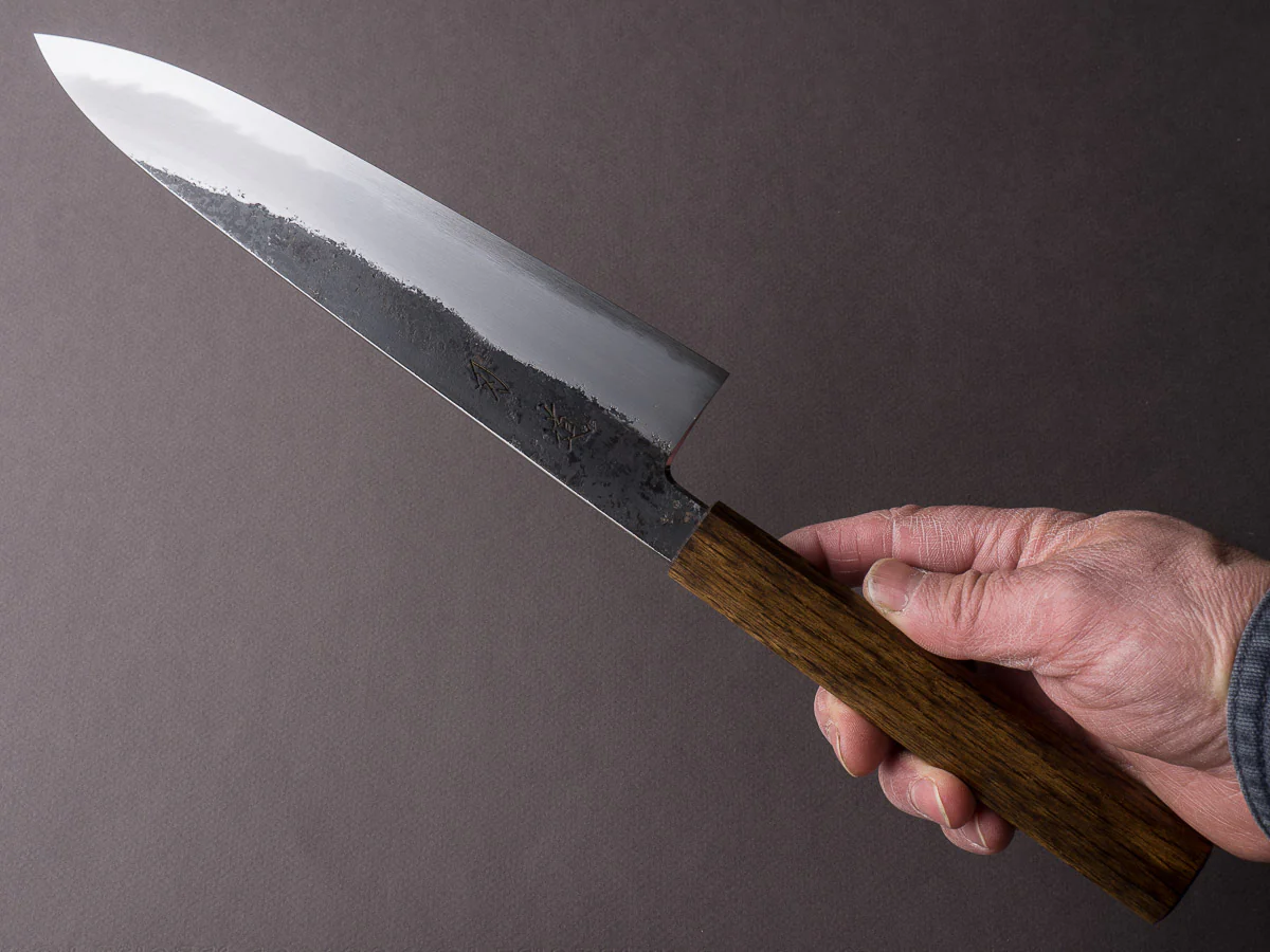 HADO - Sumi - White #2 - Kurouchi - 240mm Gyuto - Urushi Oak Black Handle - Image 5