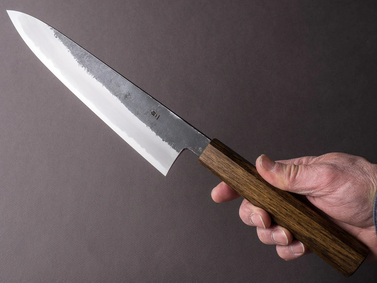 HADO - Sumi - White #2 - Kurouchi - 240mm Gyuto - Urushi Oak Black Handle - Image 6