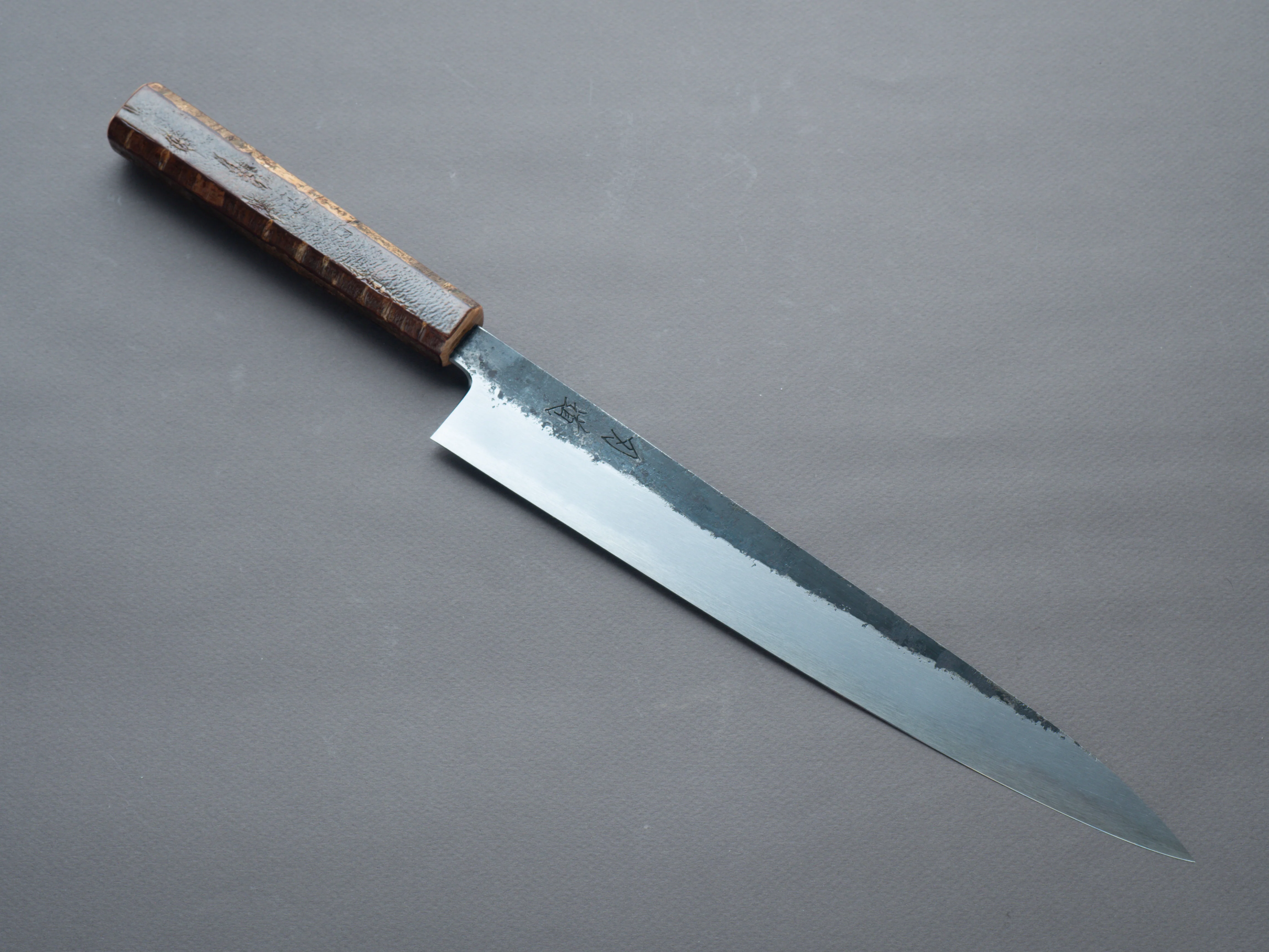 HADO - Sumi - White #2 - Kurouchi - 270mm Sujihiki - Cherry Bark Handle