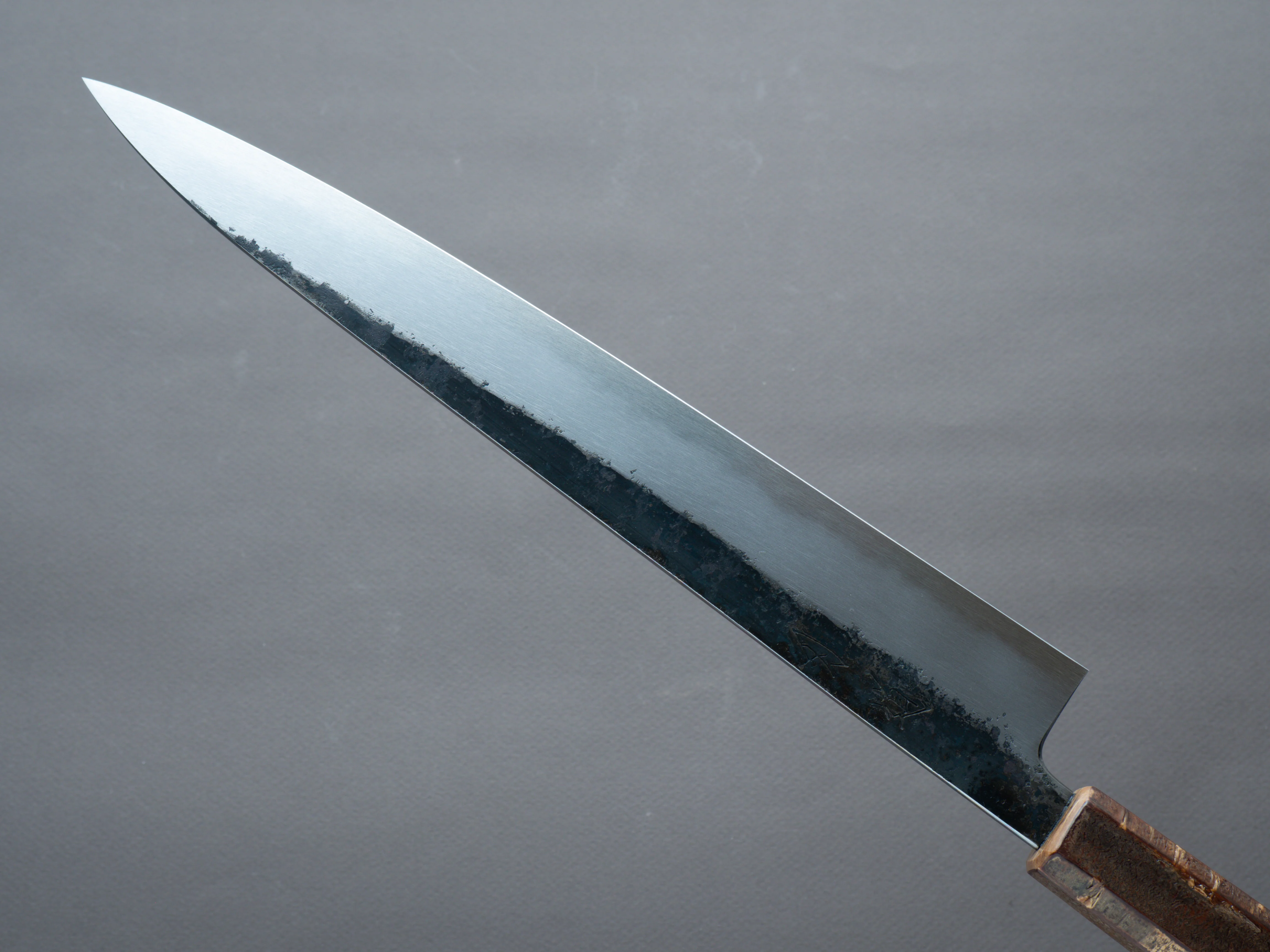 HADO - Sumi - White #2 - Kurouchi - 270mm Sujihiki - Cherry Bark Handle - Image 4