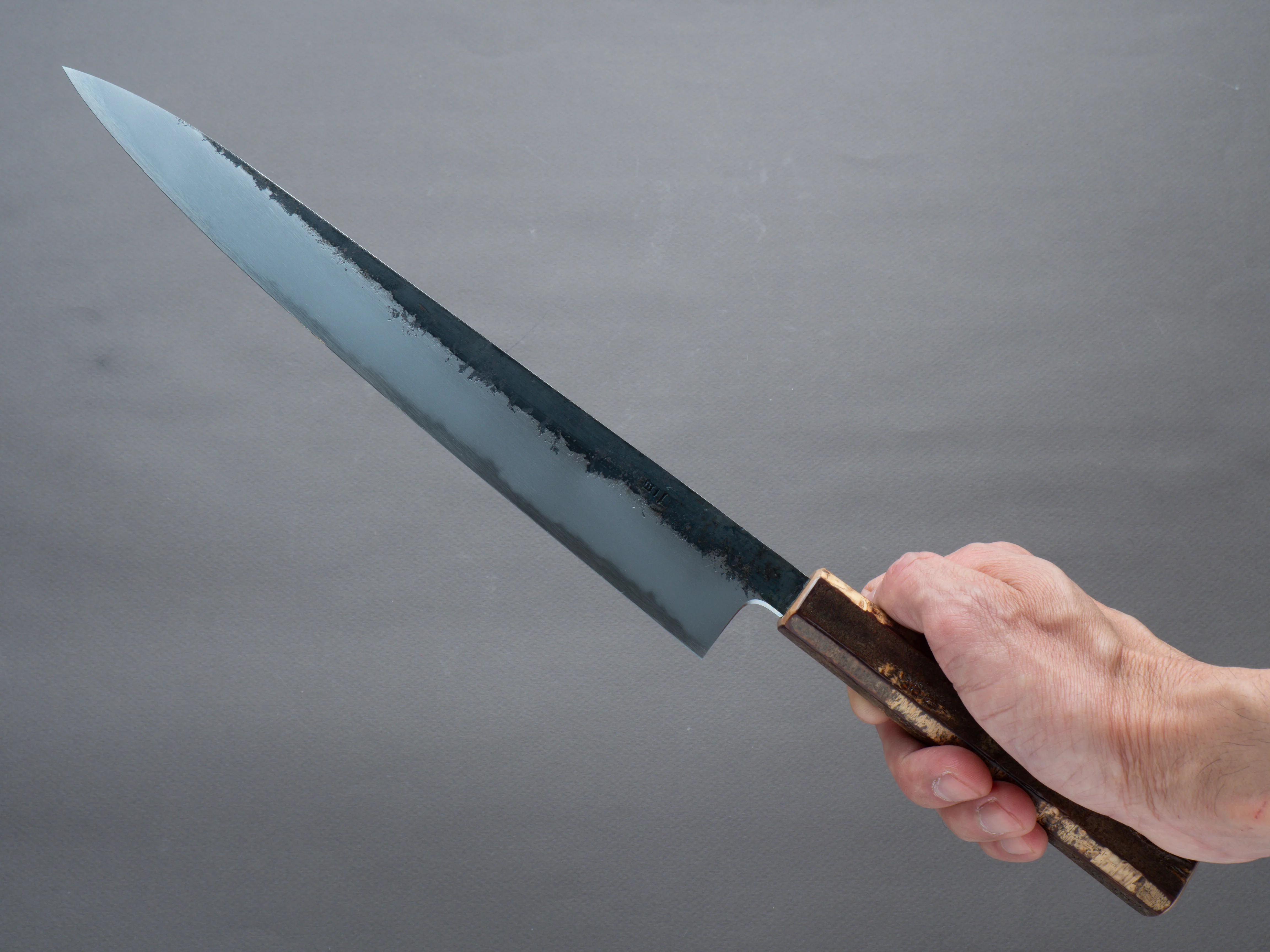 HADO - Sumi - White #2 - Kurouchi - 270mm Sujihiki - Cherry Bark Handle - Image 6