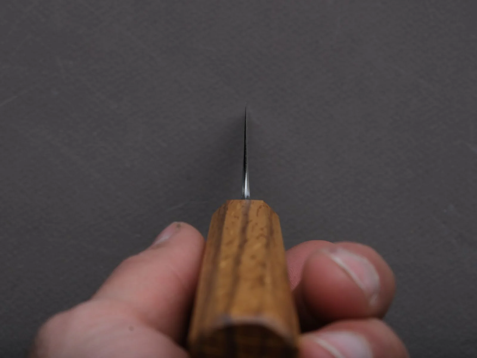 HADO - Sumi - White #2 - Kurouchi - Shou Santoku - 110mm - Oak Handle - Image 6