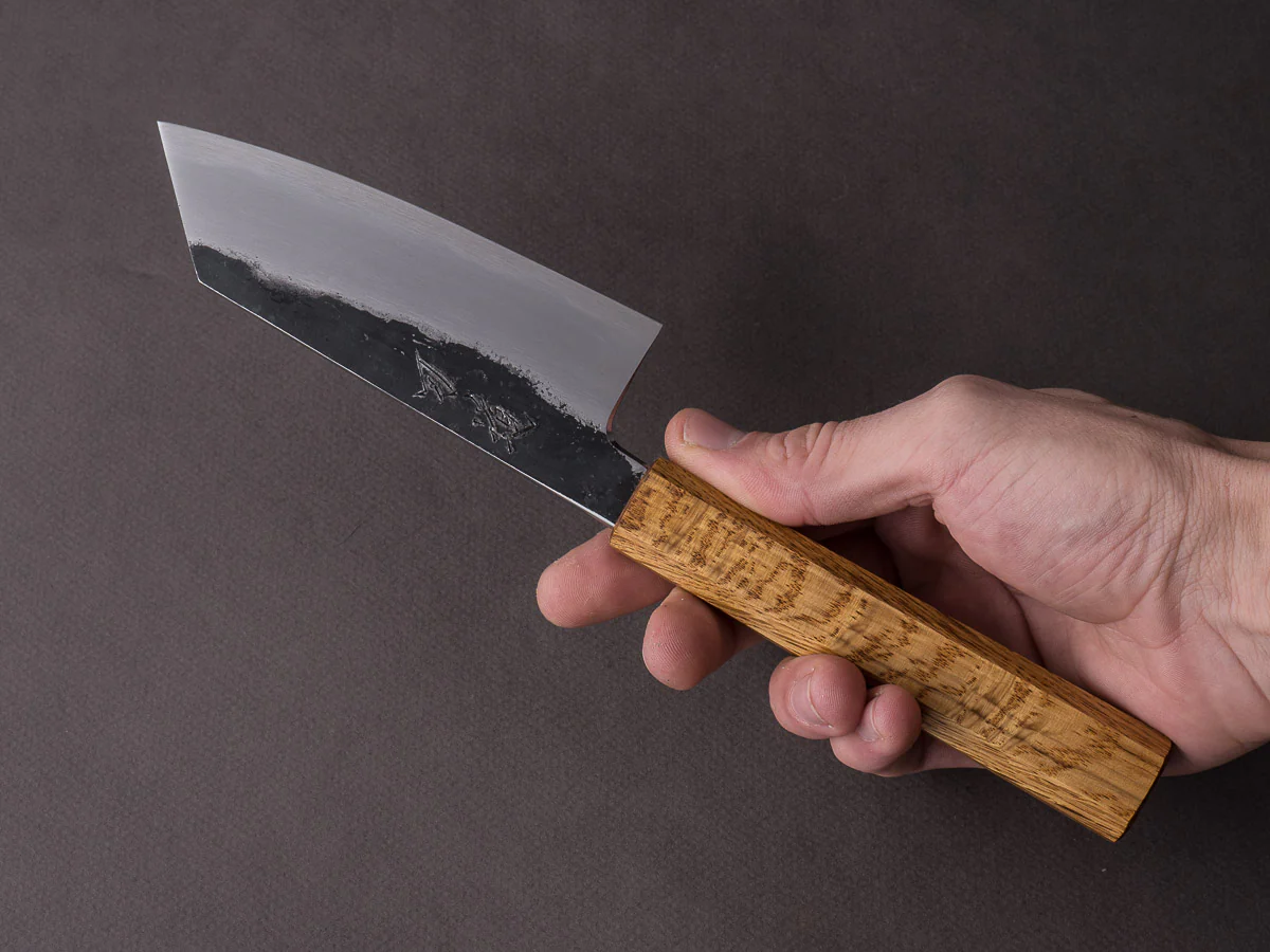 HADO - Sumi - White #2 - Kurouchi - 135mm Ko Bunka - Oak Handle - Image 8