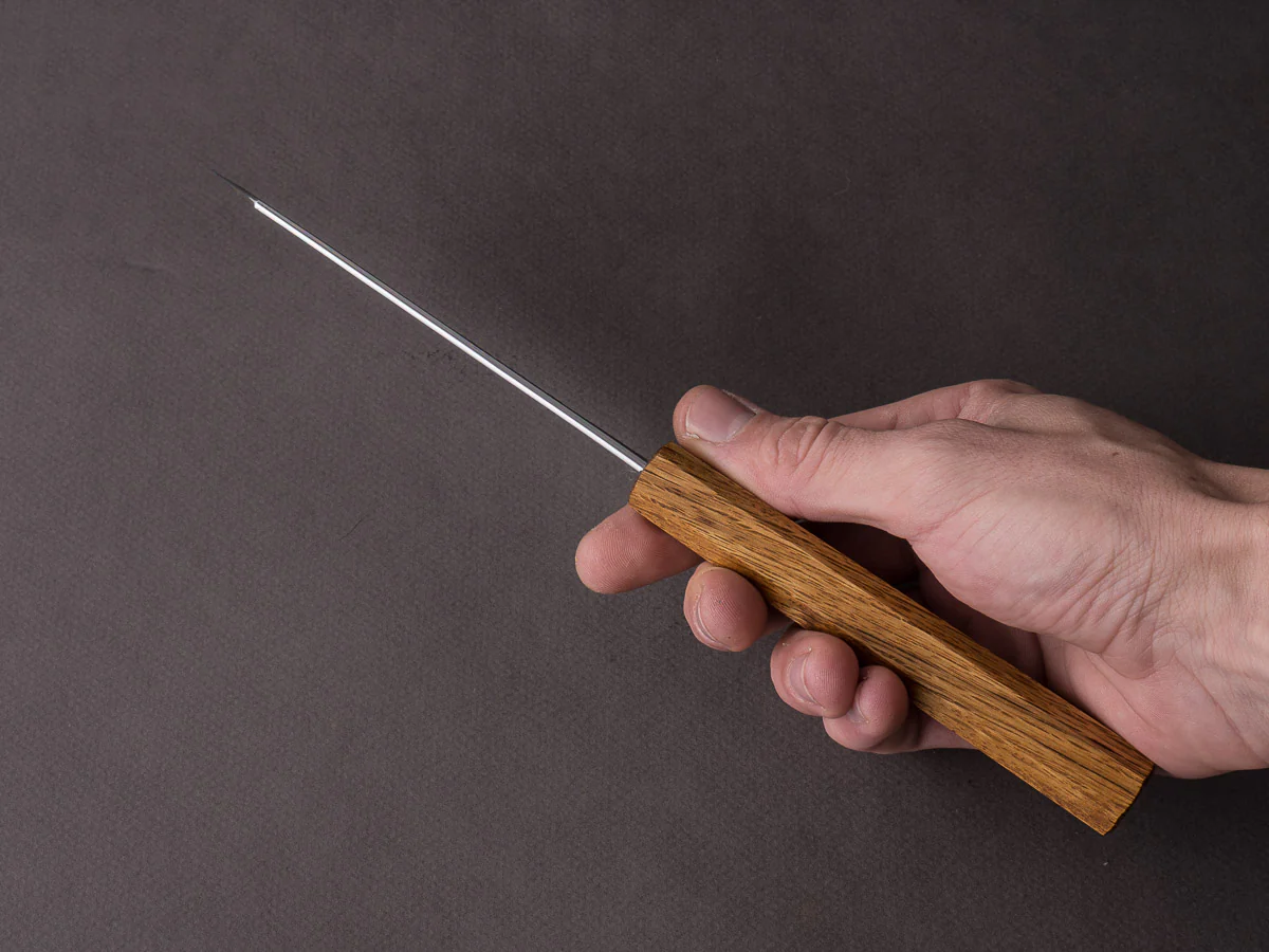 HADO - Sumi - White #2 - Kurouchi - 135mm Ko Bunka - Oak Handle - Image 9