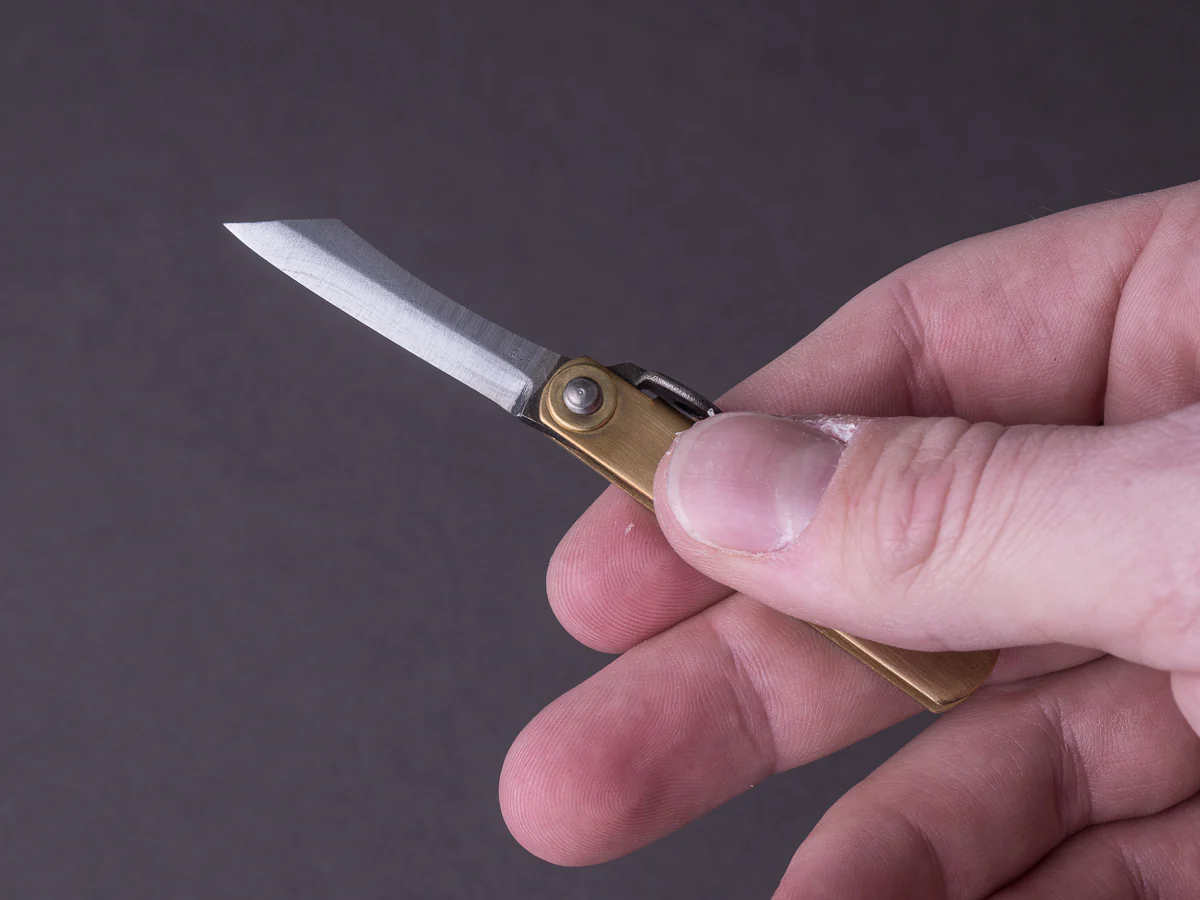 Higonokami - SK - Mini Folding - Brass - Image 6