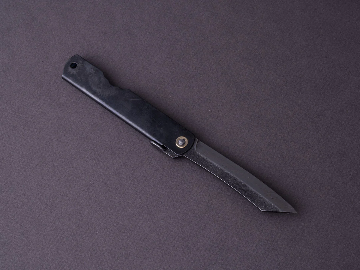 Higonokami - Folding Knife - Mono - Black Handle - 65mm - Image 2