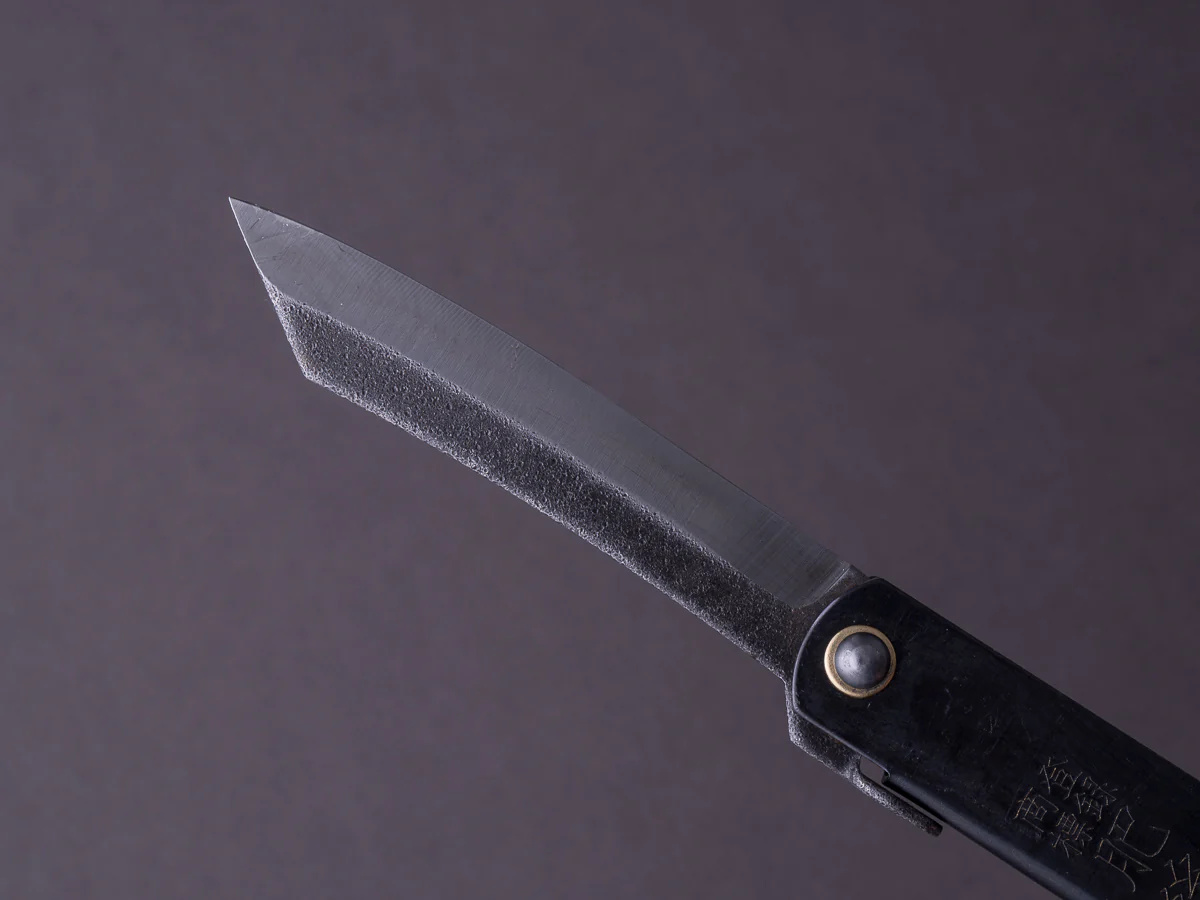 Higonokami - Folding Knife - Mono - Black Handle - 65mm - Image 4