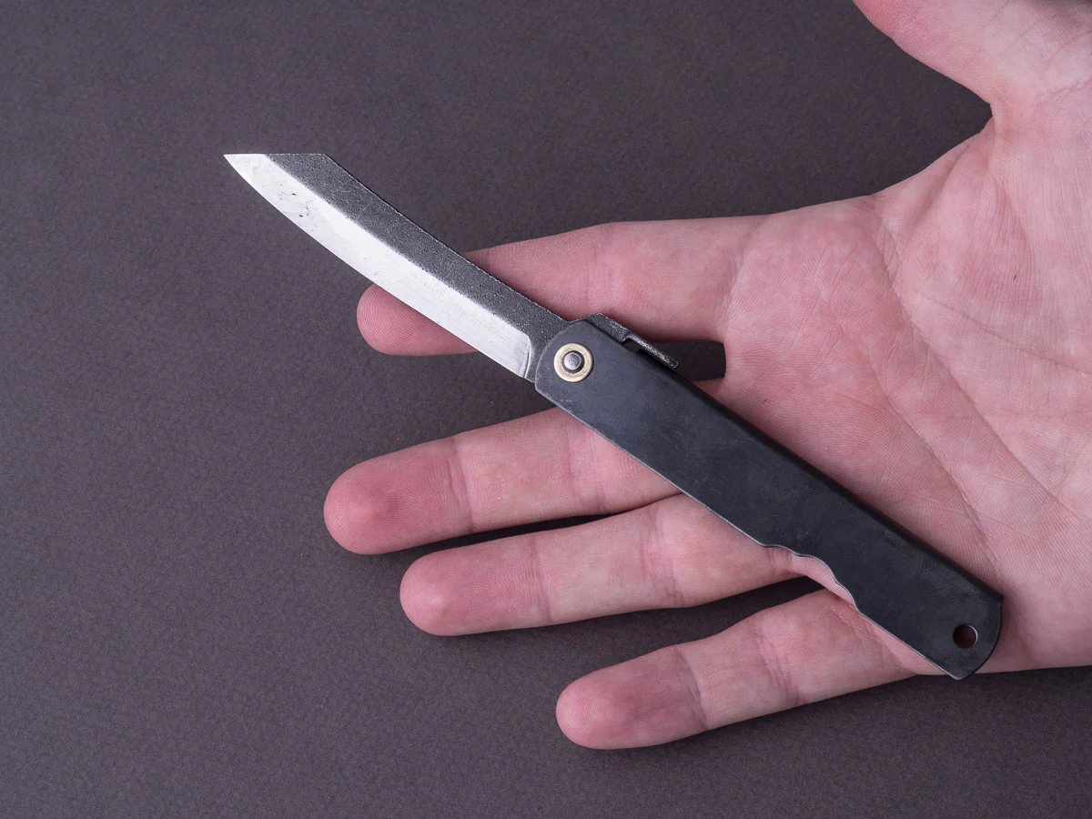 Higonokami - Folding Knife - Mono - Black Handle - 65mm - Image 8