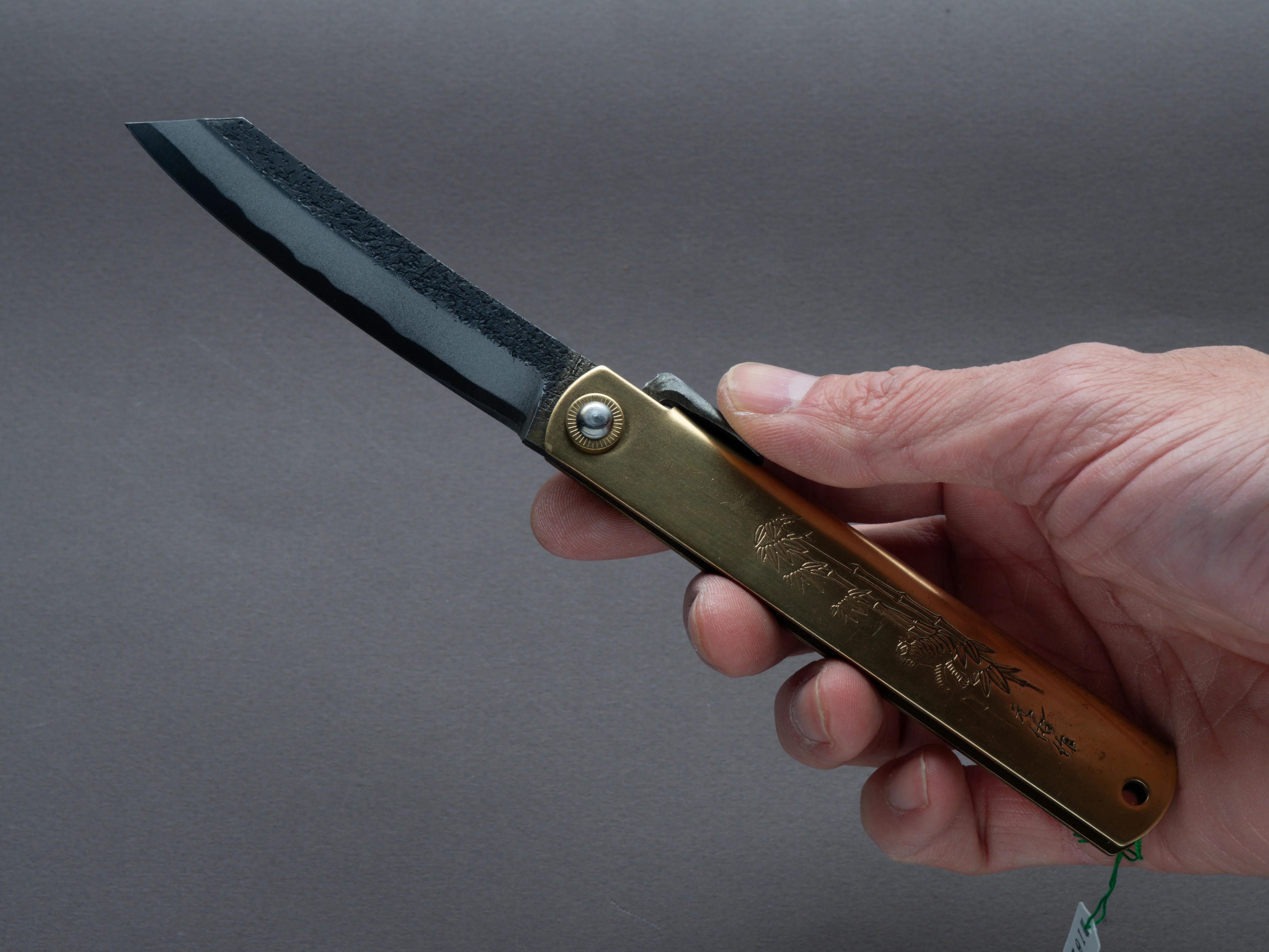 Higonokami - Folding Knife - Motosuke - XL Brass Handle - Image 3