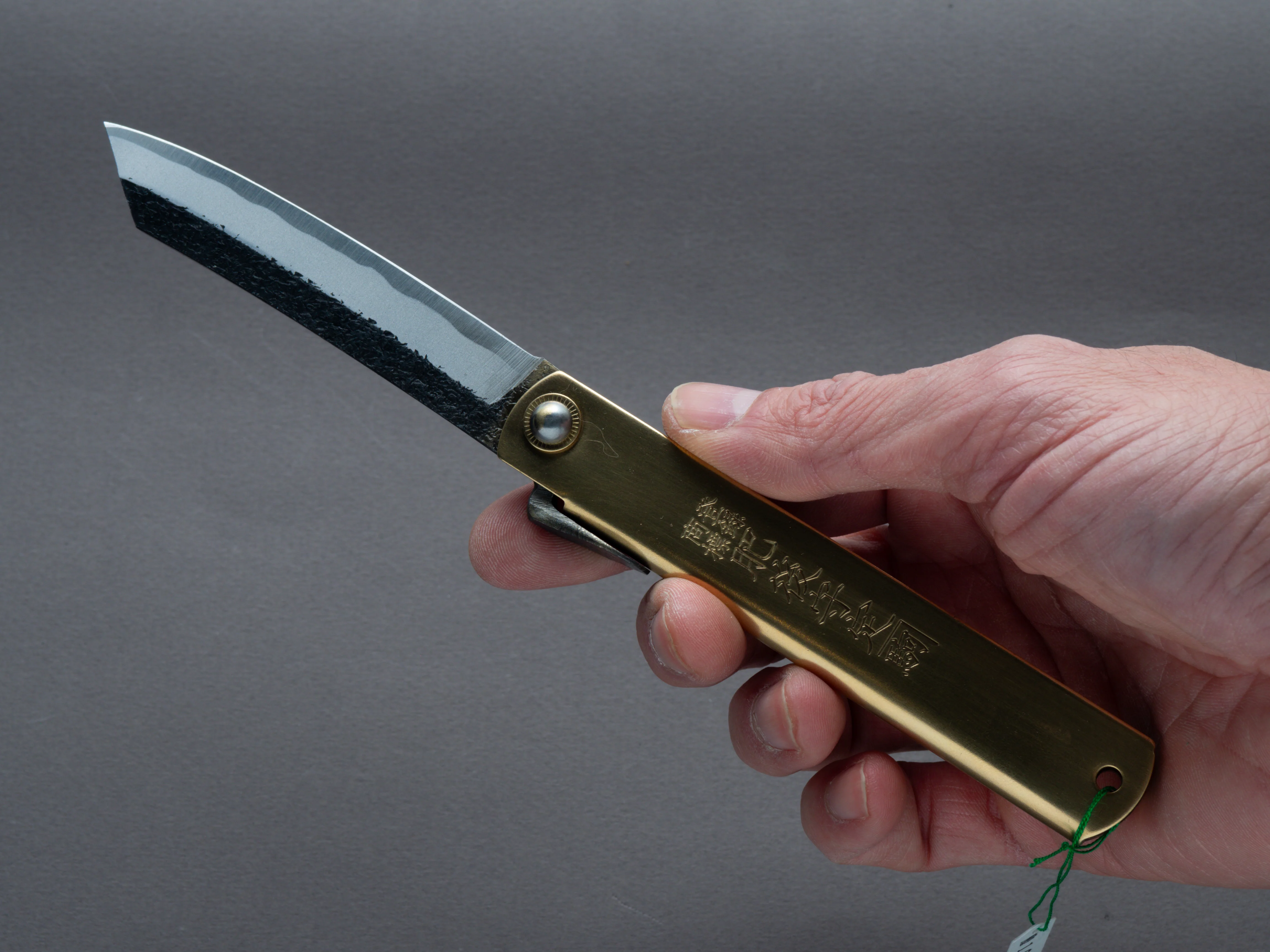 Higonokami - Folding Knife - Motosuke - XL Brass Handle - Image 5