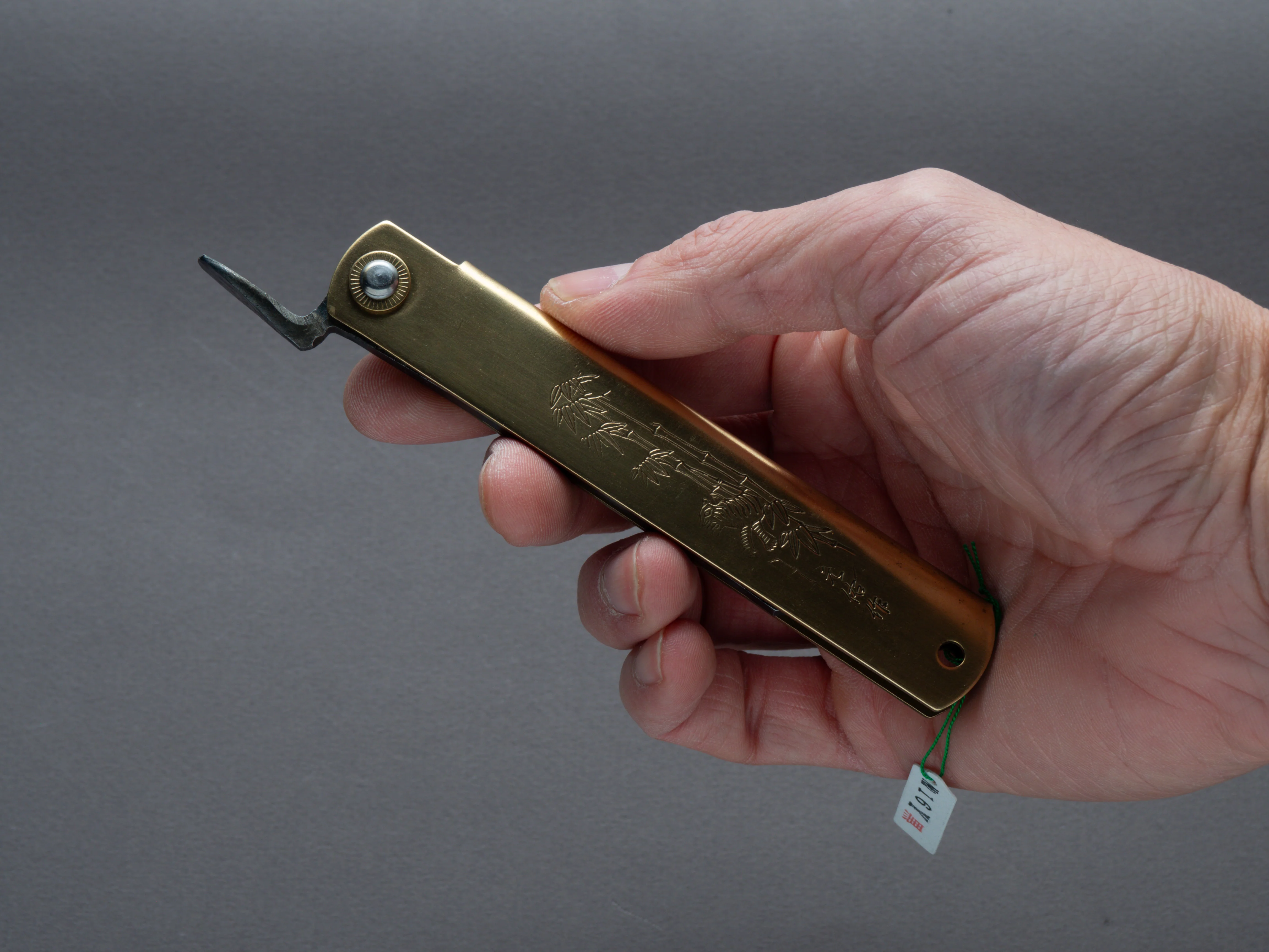 Higonokami - Folding Knife - Motosuke - XL Brass Handle - Image 7