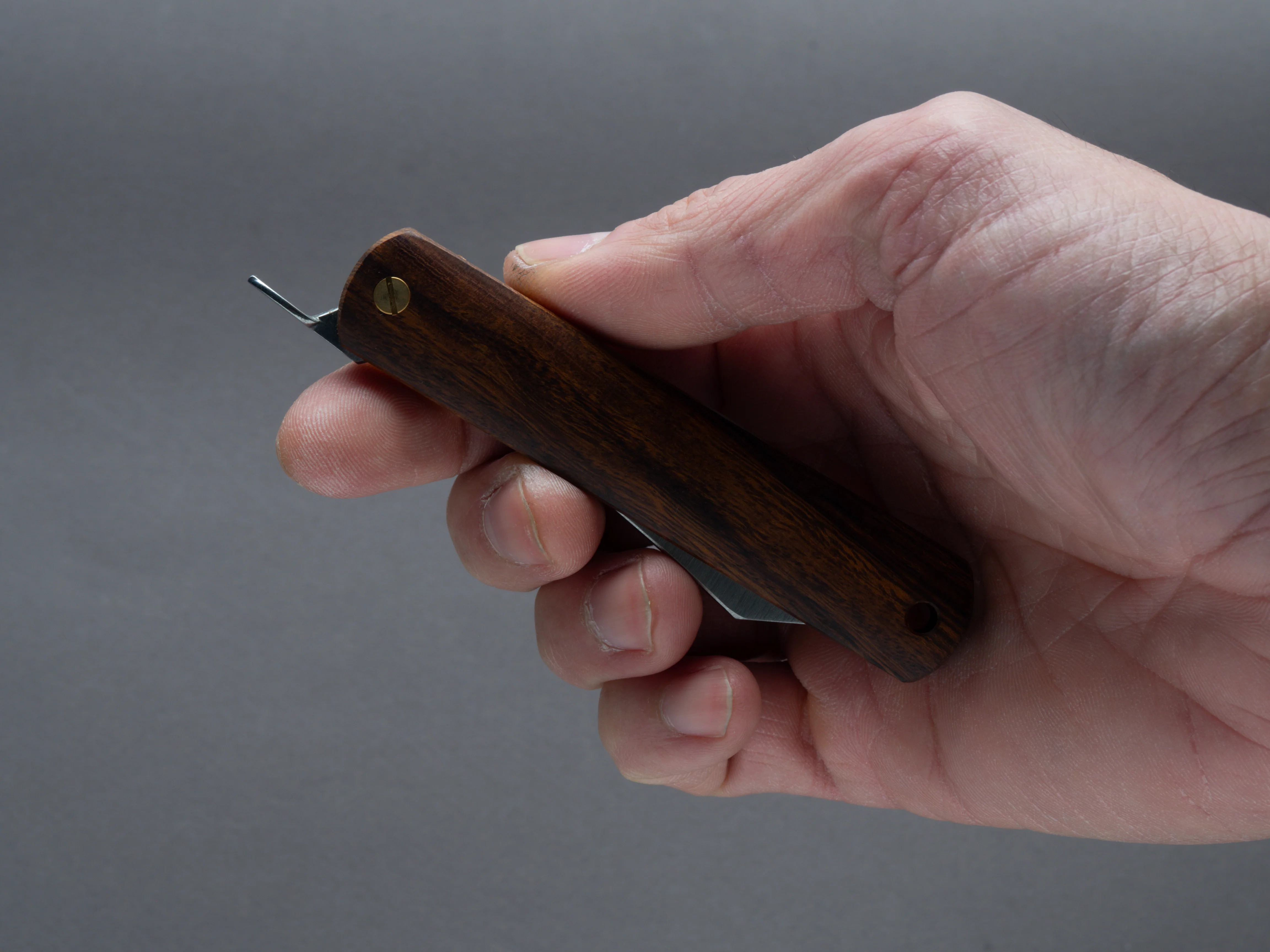 Higonokami - Folding Knife - Friction Folder - VG10 - 70mm - Ironwood Handle - Image 7