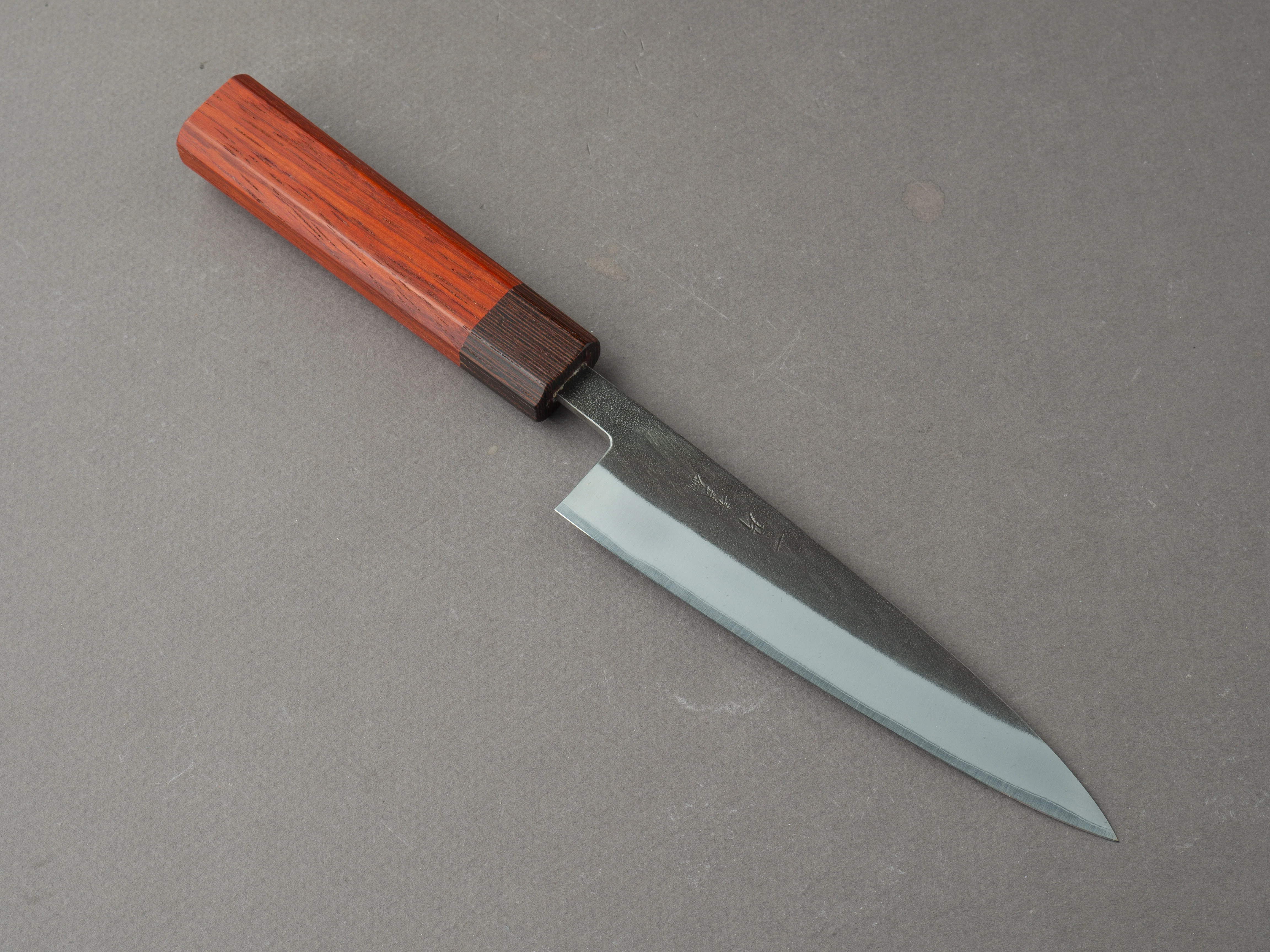 Hitohira - TD - Blue #2 - Stainless Clad - Kurouchi - Petty - 135mm - Padauk Handle