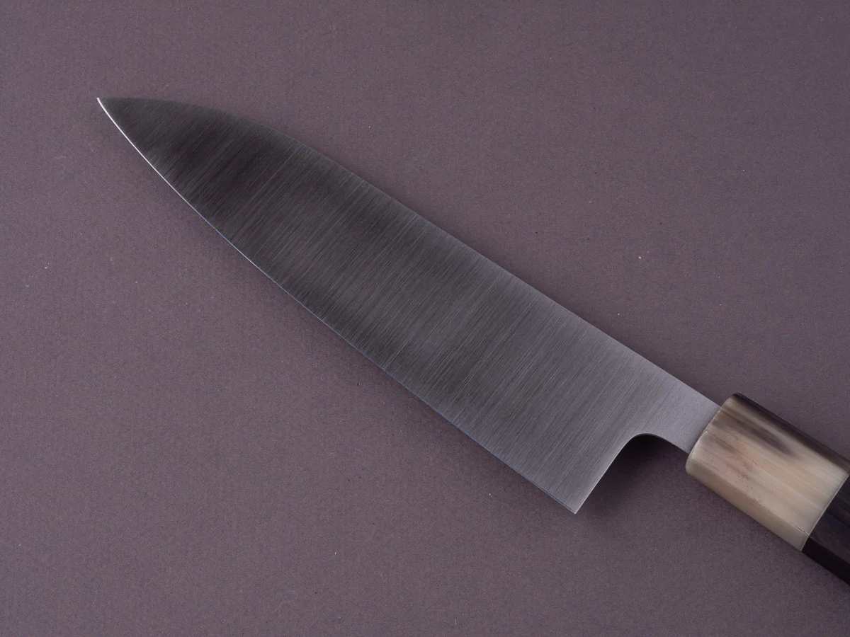 Hitohira - AH - Swedish Stainless - 165mm - Santoku - Ebony Handle - Image 6