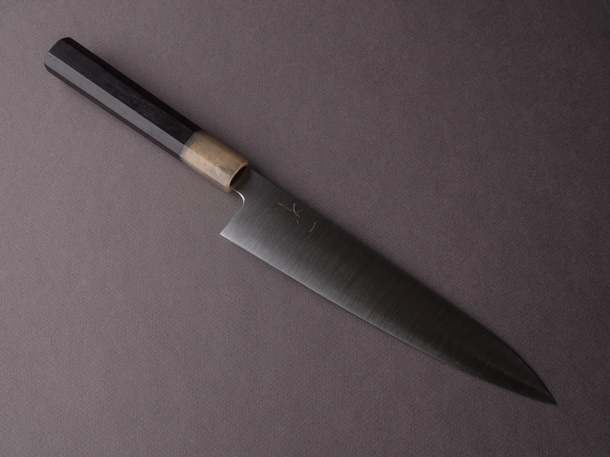Hitohira - AH - Swedish Stainless - 210mm - Gyuto - Ebony Handle