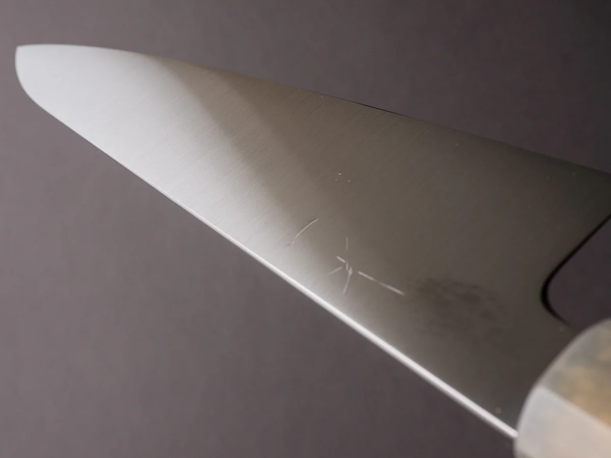 Hitohira - AH - Swedish Stainless - 210mm - Gyuto - Ebony Handle - Image 10