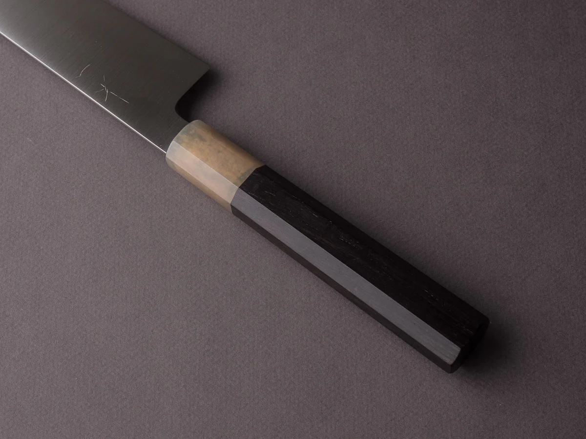 Hitohira - AH - Swedish Stainless - 210mm - Gyuto - Ebony Handle - Image 4